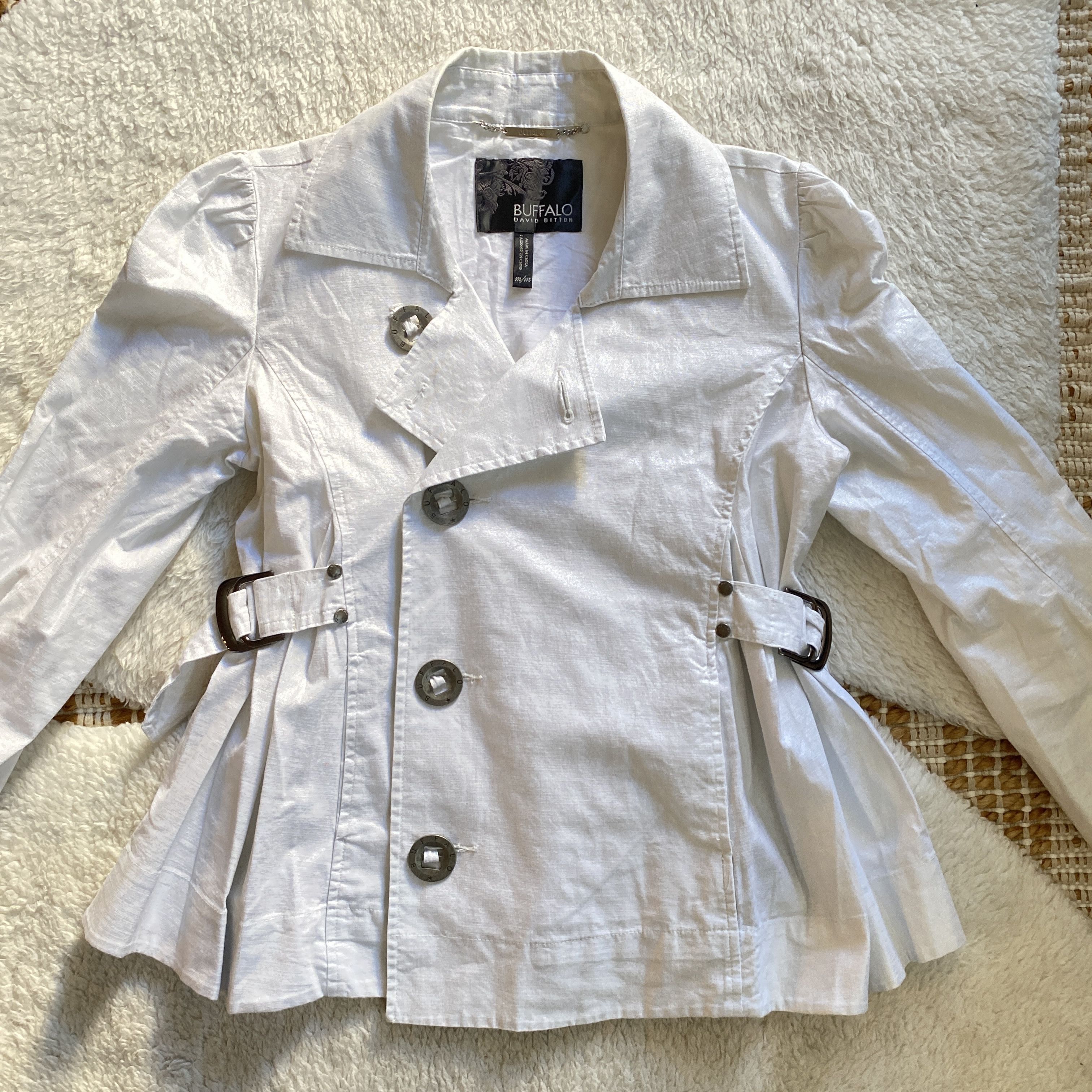 Buffalo David Bitton Buffalo David Bitton White Blazer Jacket Women’s Size M / US 6-8 / IT 42-44 - 14 Thumbnail