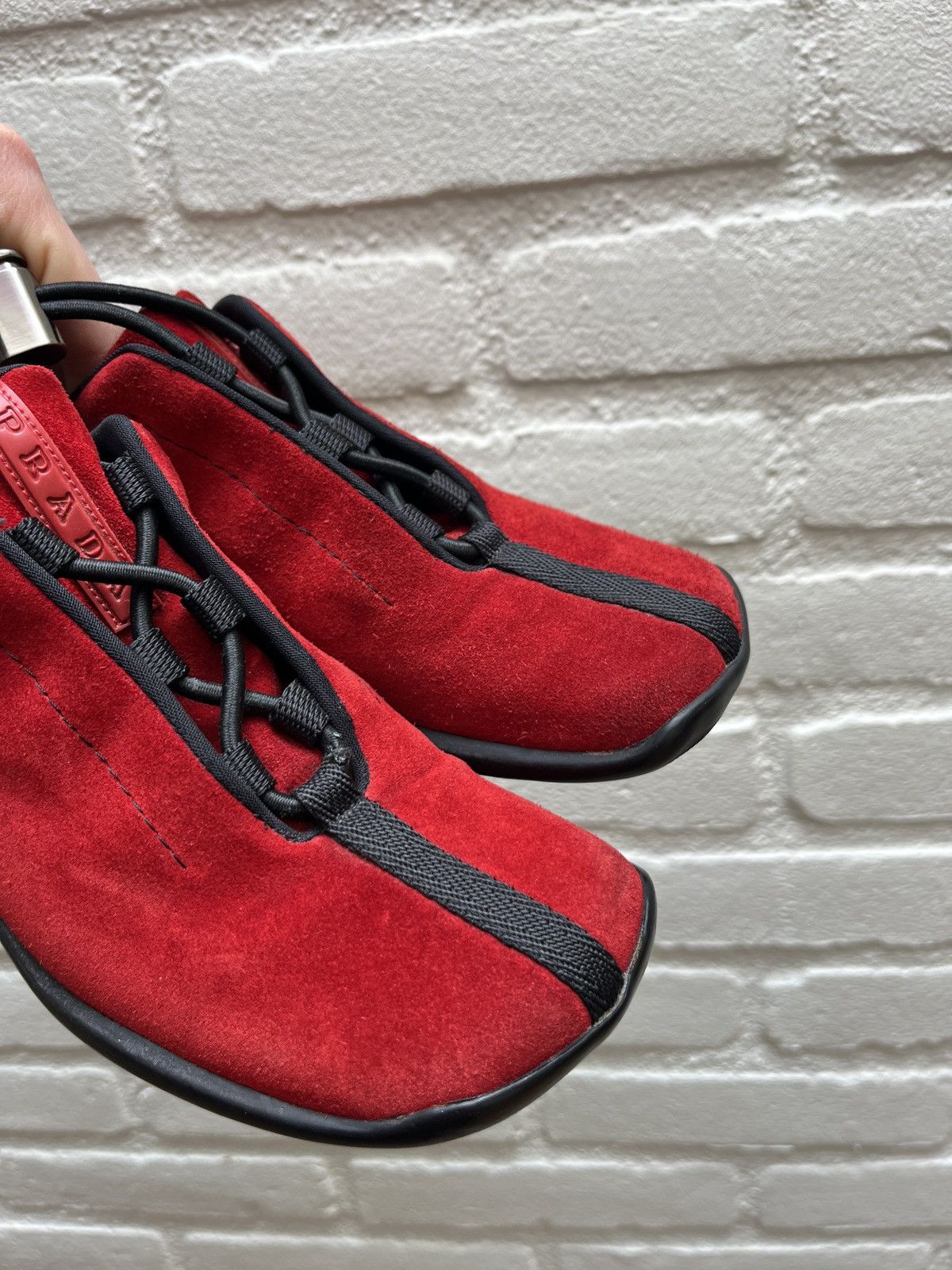Prada Prada sport F/W 1999 linea Rossa suede sneakers Size US 4.5 / IT 34.5 - 13 Thumbnail