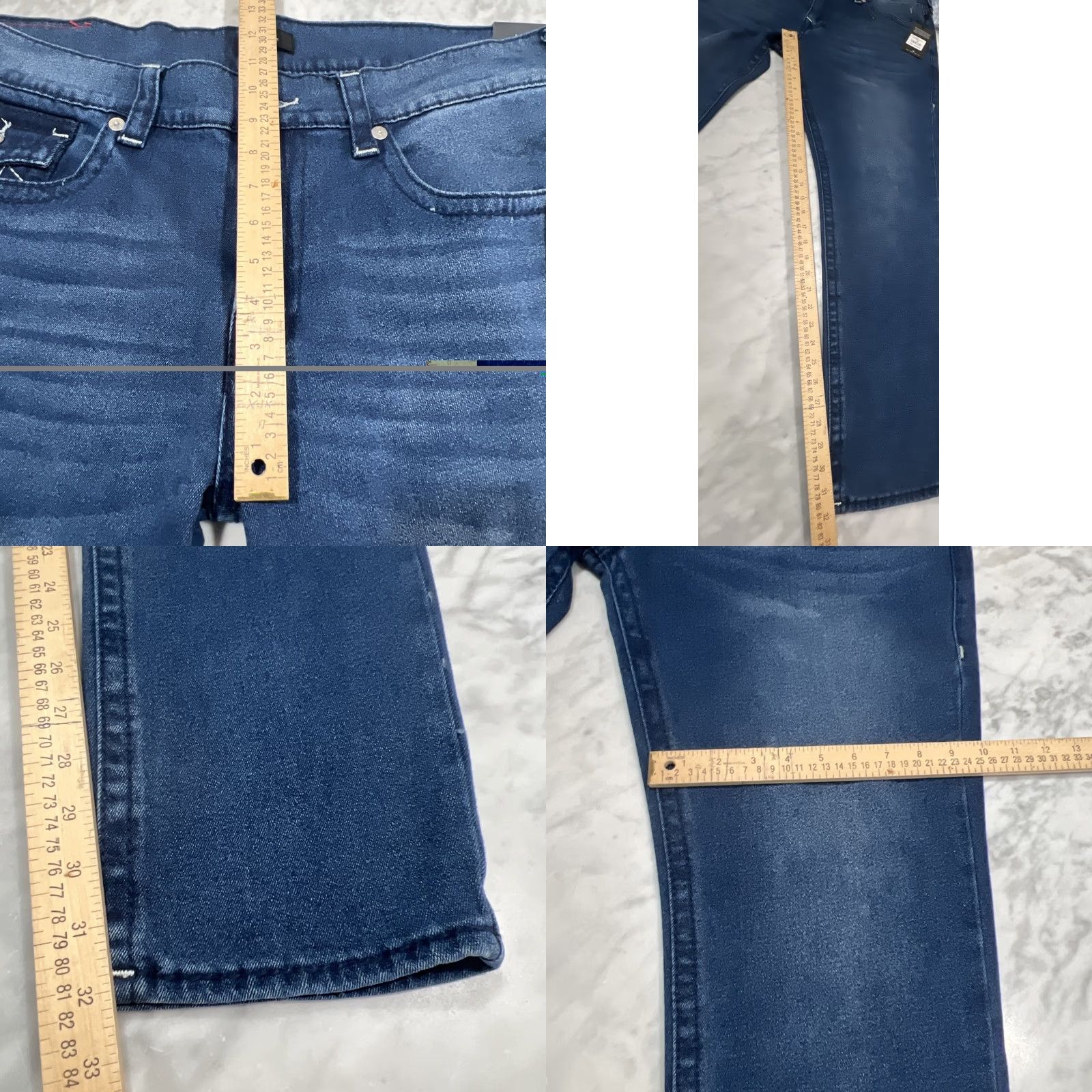 True Religion True Religion Geno Big T Flap Slim Jeans Men 38 Medium Rustic Barn Wash NWT Size US 38 / EU 54 - 10 Thumbnail