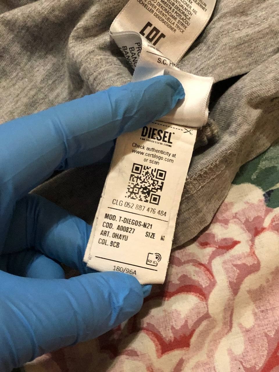 Diesel Vintage Diesel Gray Y2K Logo Short Sleeve T-Shirt Size M Size US M / EU 48-50 / 2 - 6 Thumbnail