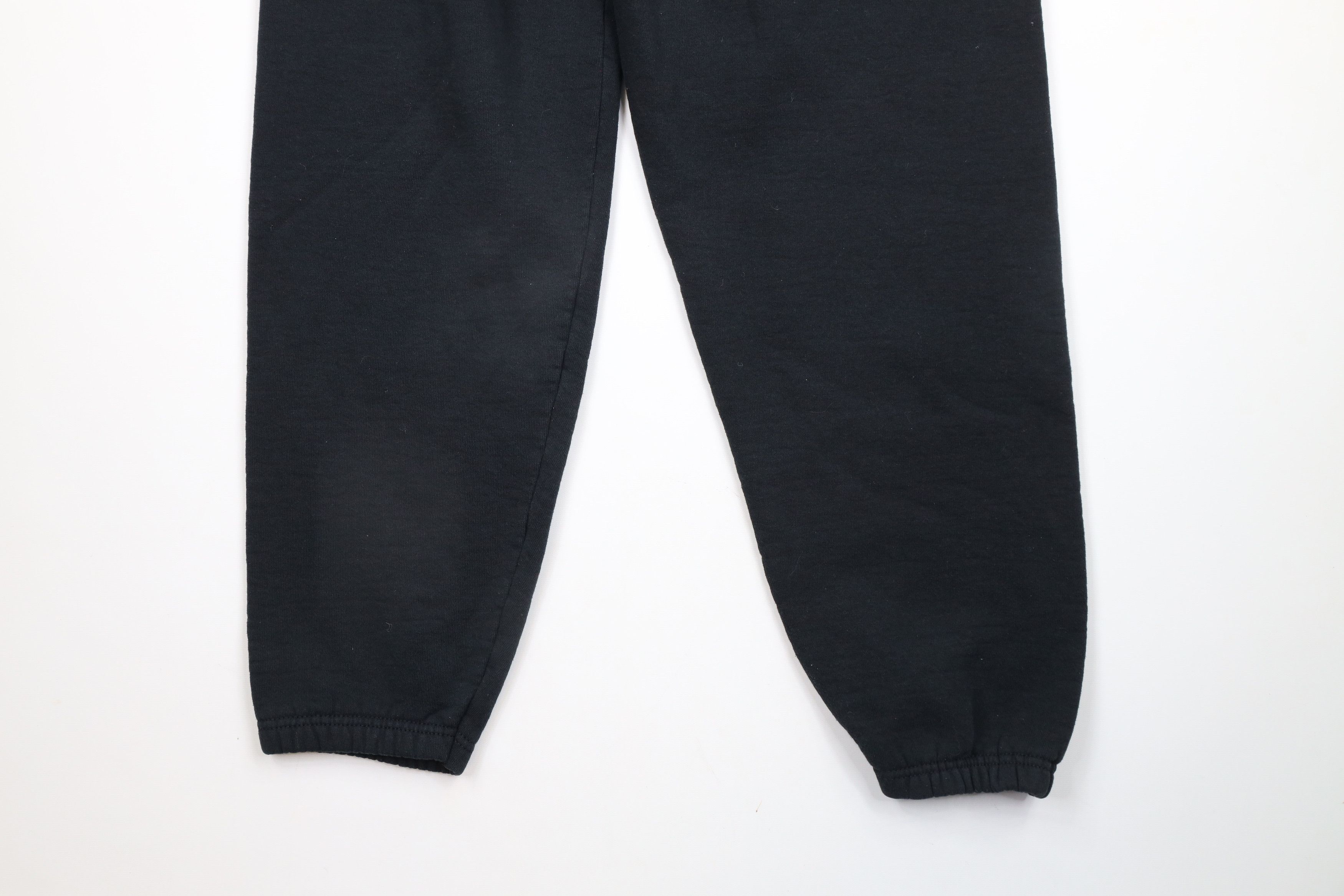 Vintage Vintage 90s Streetwear Heavyweight Sweatpants Joggers Black Size US 38 / EU 54 - 11 Thumbnail