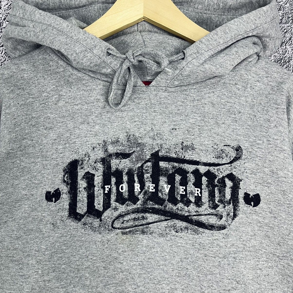 Vintage × Wu-Tang Clan ⭐️VINTAGE⭐️ Wu Tang Forever Grey WuWear Printed Hoodie Size US XL / EU 56 / 4 - 4 Thumbnail