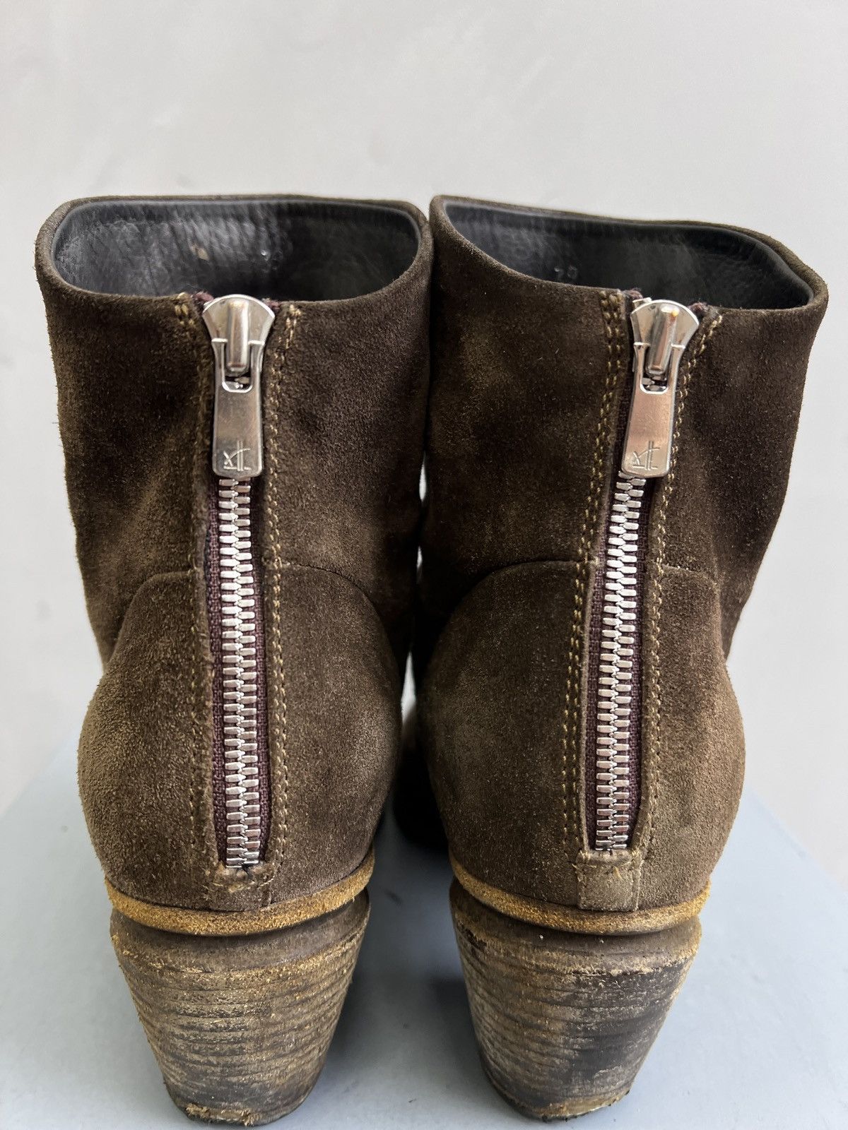Other Suede leather OFFICEINE CREATIVE AVANT GARDE BOOTS HEEL Size US 9 / IT 39 - 10 Thumbnail