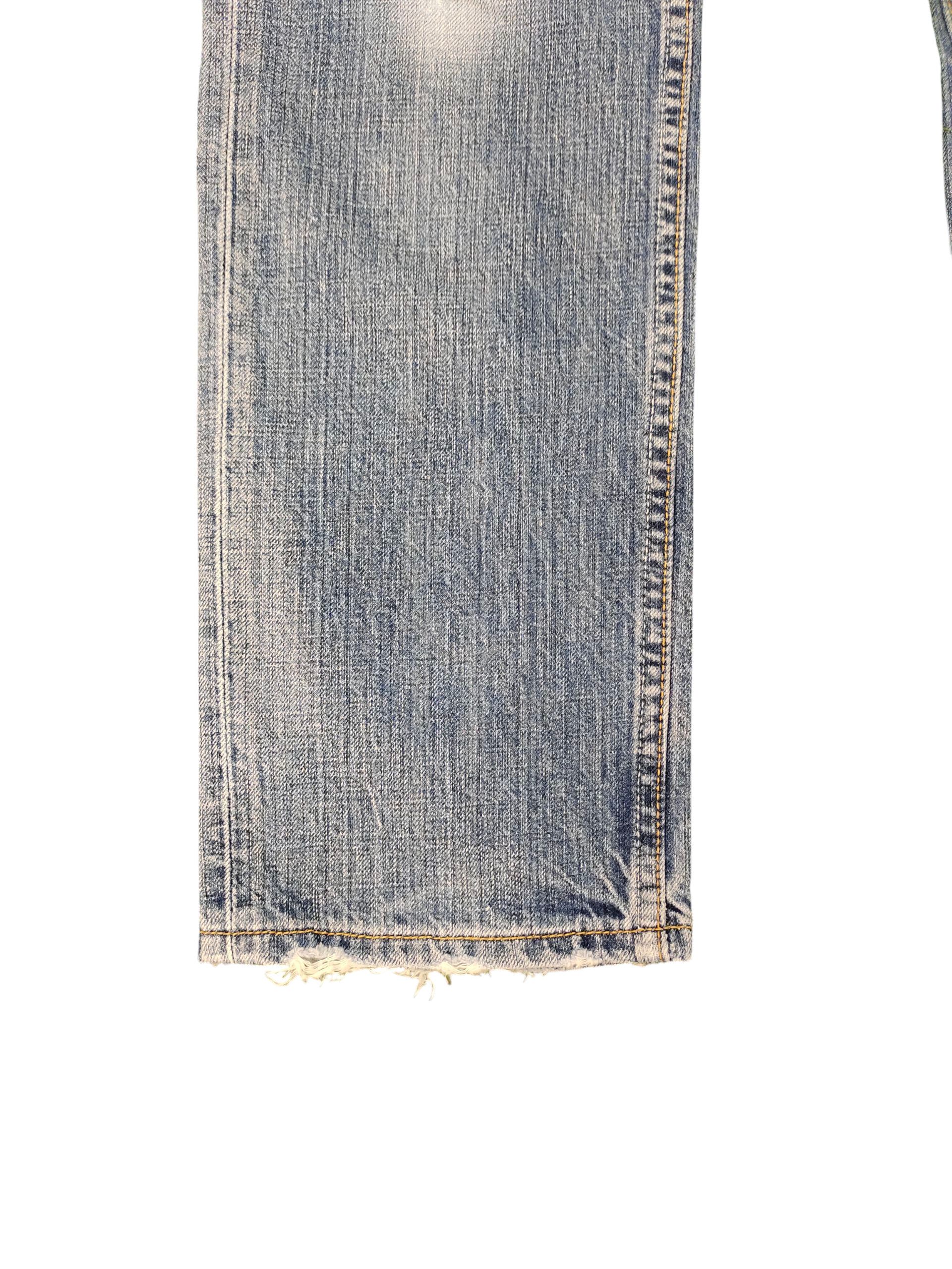 Levi's Vintage Levis 501 Clawmark Distress Jeans Hedi Slimane Size US 30 / EU 46 - 7 Thumbnail