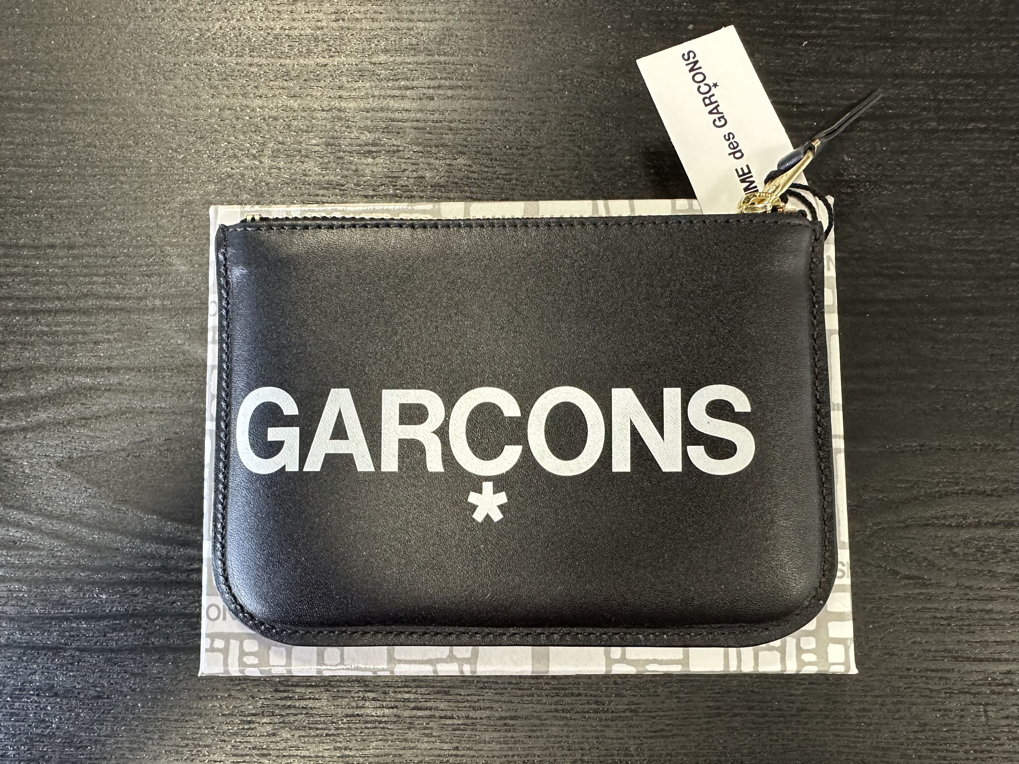 Comme des Garcons Comme Des Garcons 'Huge Logo' Pouch Black Size ONE SIZE - 2 Thumbnail