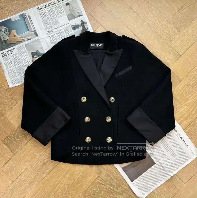 Balmain Balmain Black Women's Cardigan . Size S / US 4 / IT 40 - 1 Thumbnail