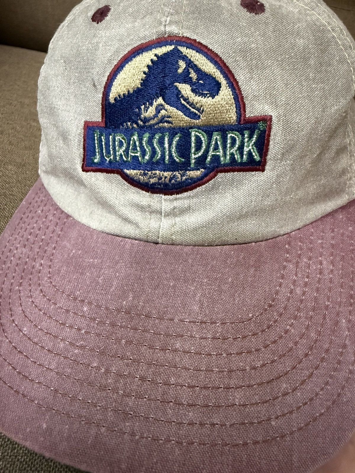 Universal Studios Vintage 90s UniversalStudioHollywood Jurrasic Park Movie Cap Size ONE SIZE - 6 Thumbnail