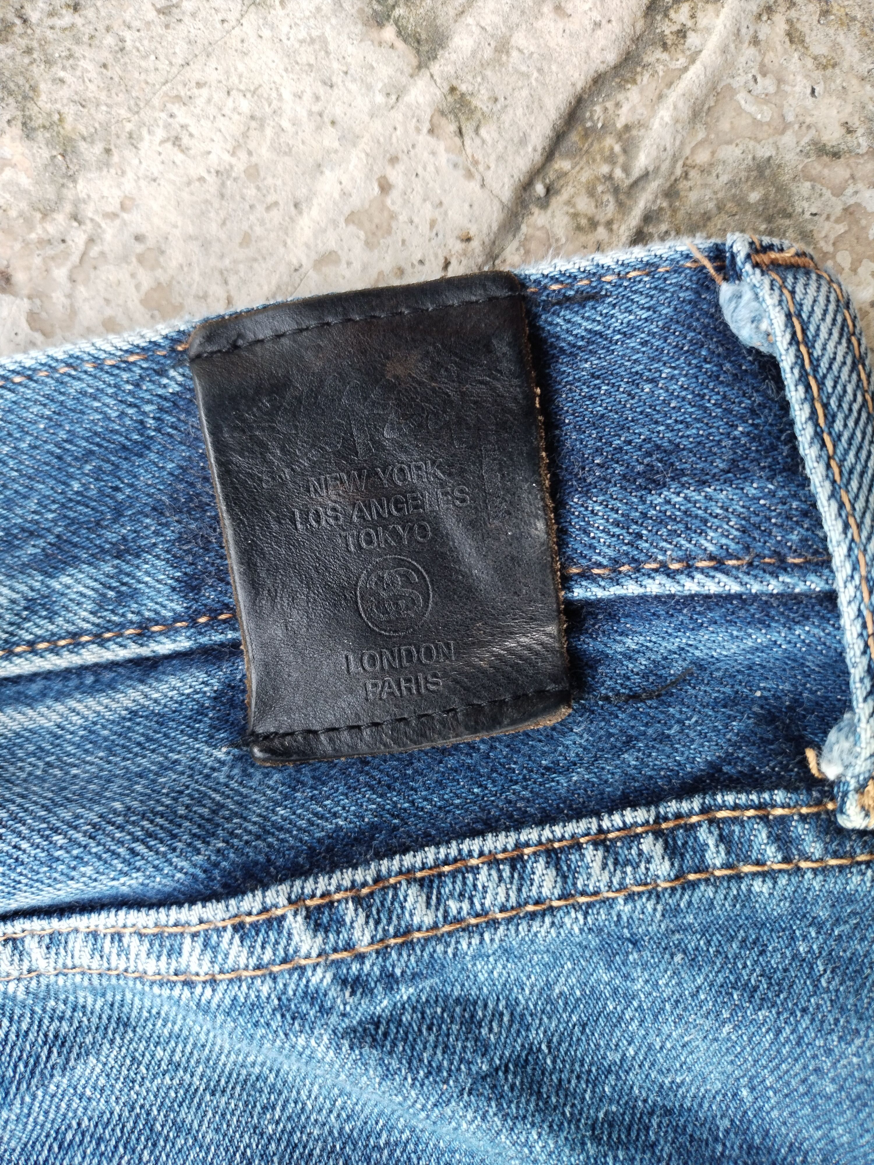 Stussy Vintage Stussy Selvedge Distressed Jeans RARE Punk Size 36" / US 14 / IT 50 - 20 Thumbnail