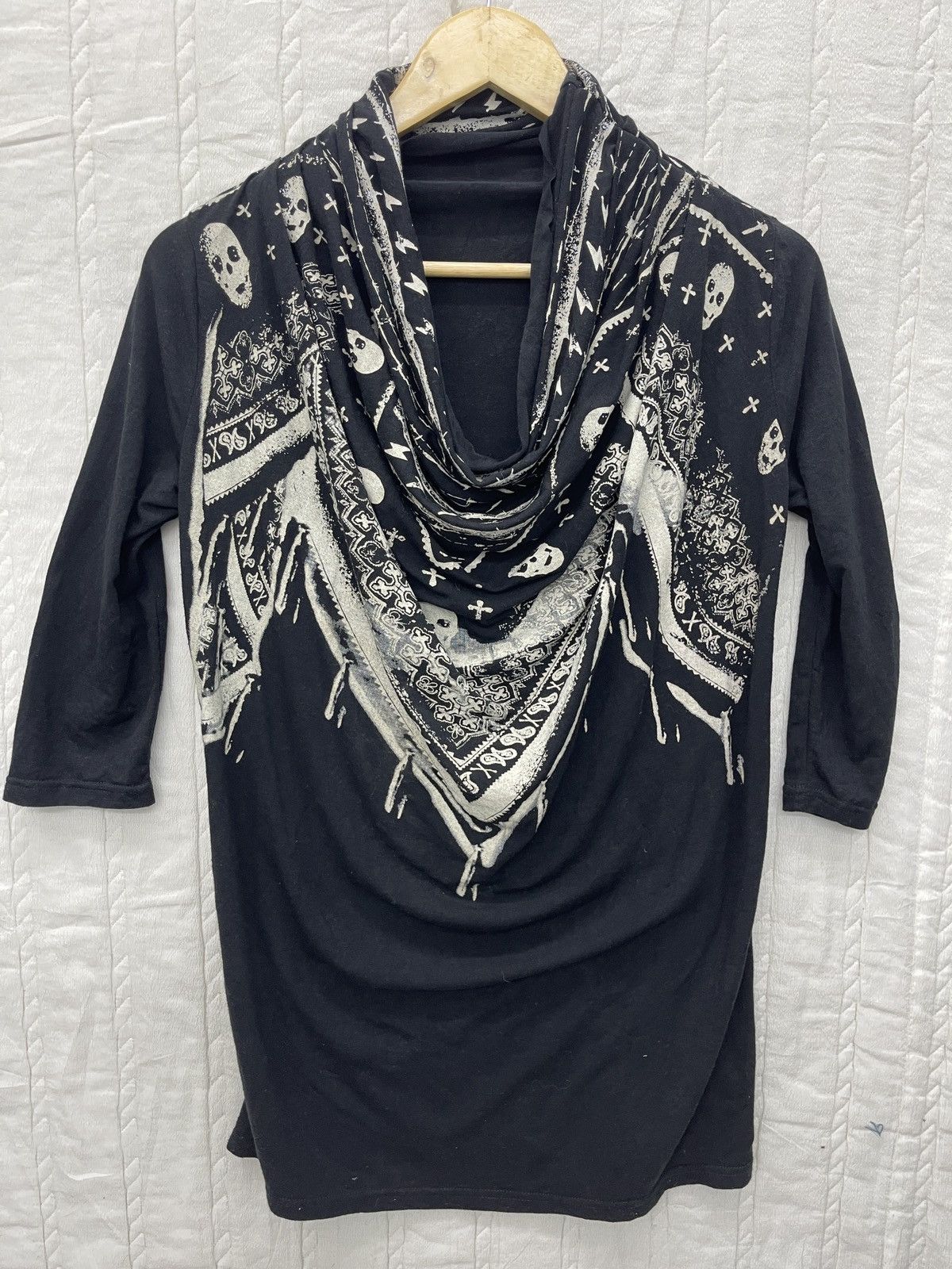 Hypebeast × Seditionaries STEALS💥GHOST OF HARLEM BANDANA PATTERN RAGLAN TEES Size US M / EU 48-50 / 2 - 1 Thumbnail