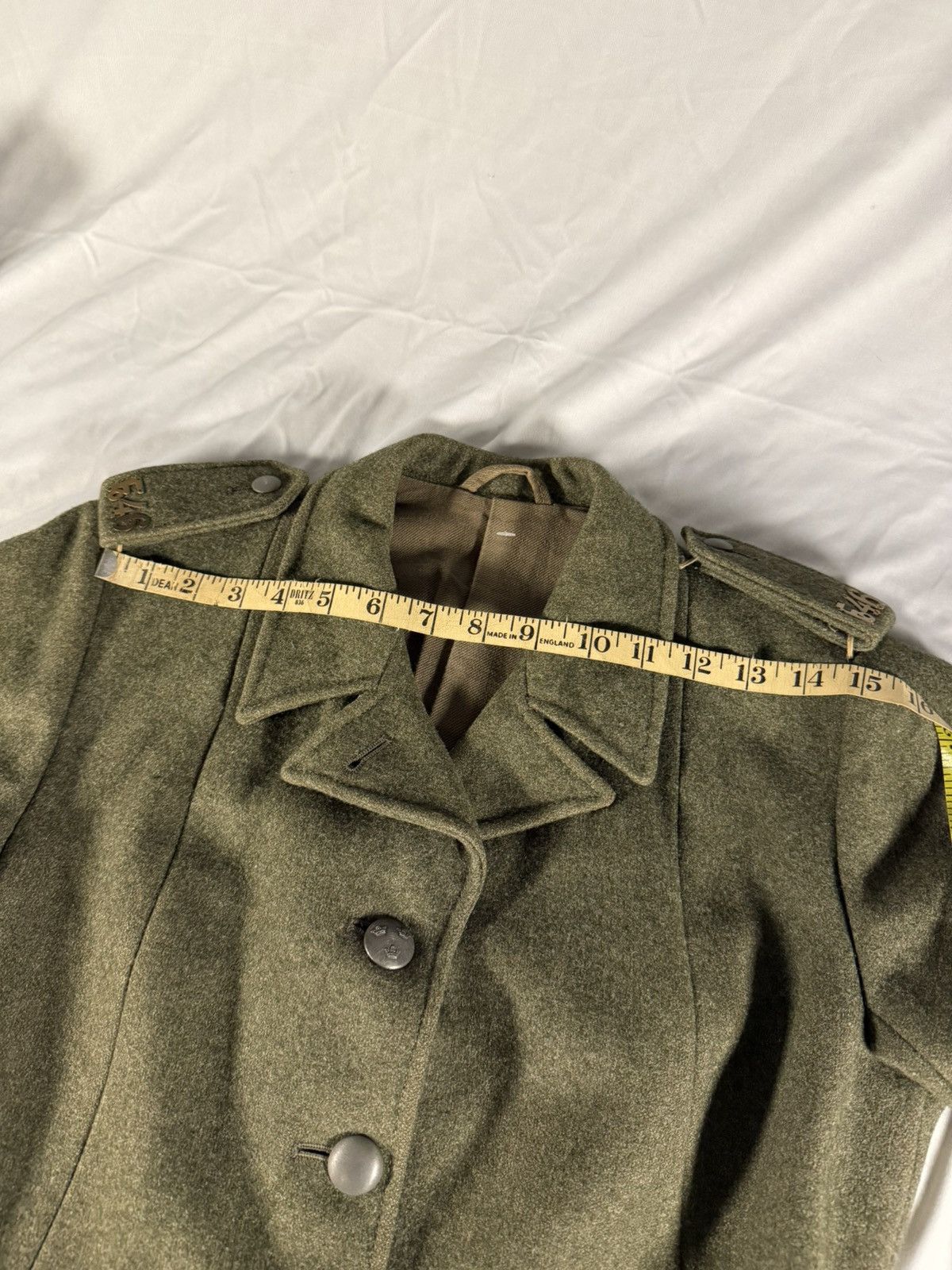 Other WW2 Swedish Army 1944 Green Wool Trench Coat Soderbergs XS Size US XS / EU 42 / 0 - 13 Thumbnail