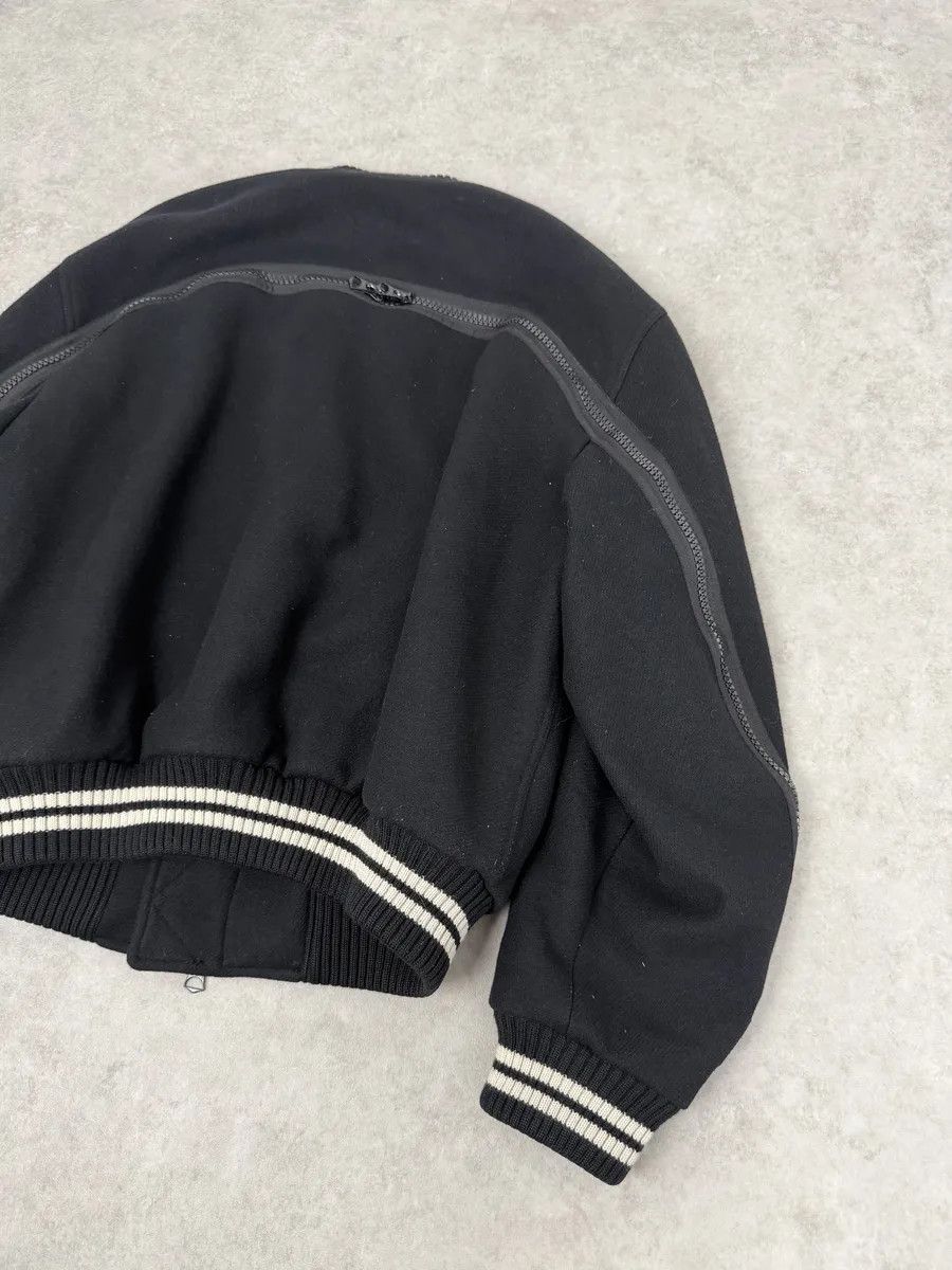 Dries Van Noten Dries Van Noten Black Wool Backzip Bomber Jacket Size US M / EU 48-50 / 2 - 9 Thumbnail