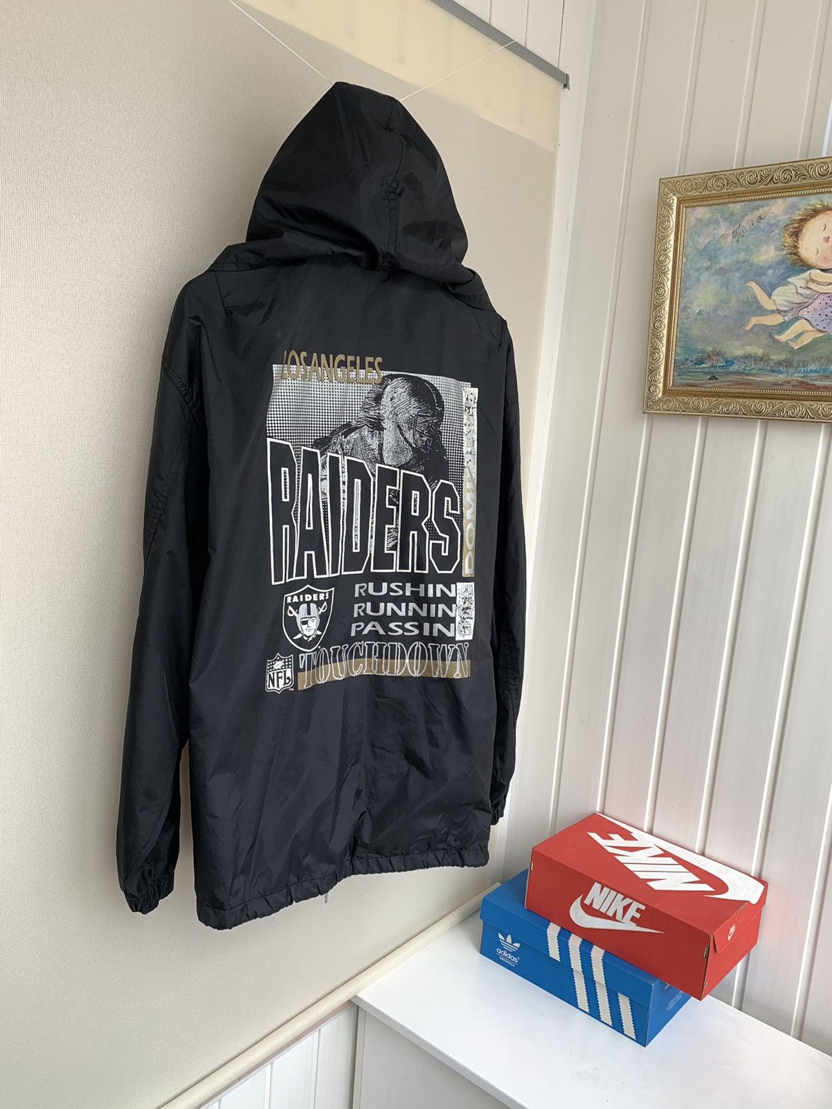 NFL Campri LOS ANGELES RAIDERS 1991 Vintage Jacket Size L Size US L / EU 52-54 / 3 - 5 Thumbnail