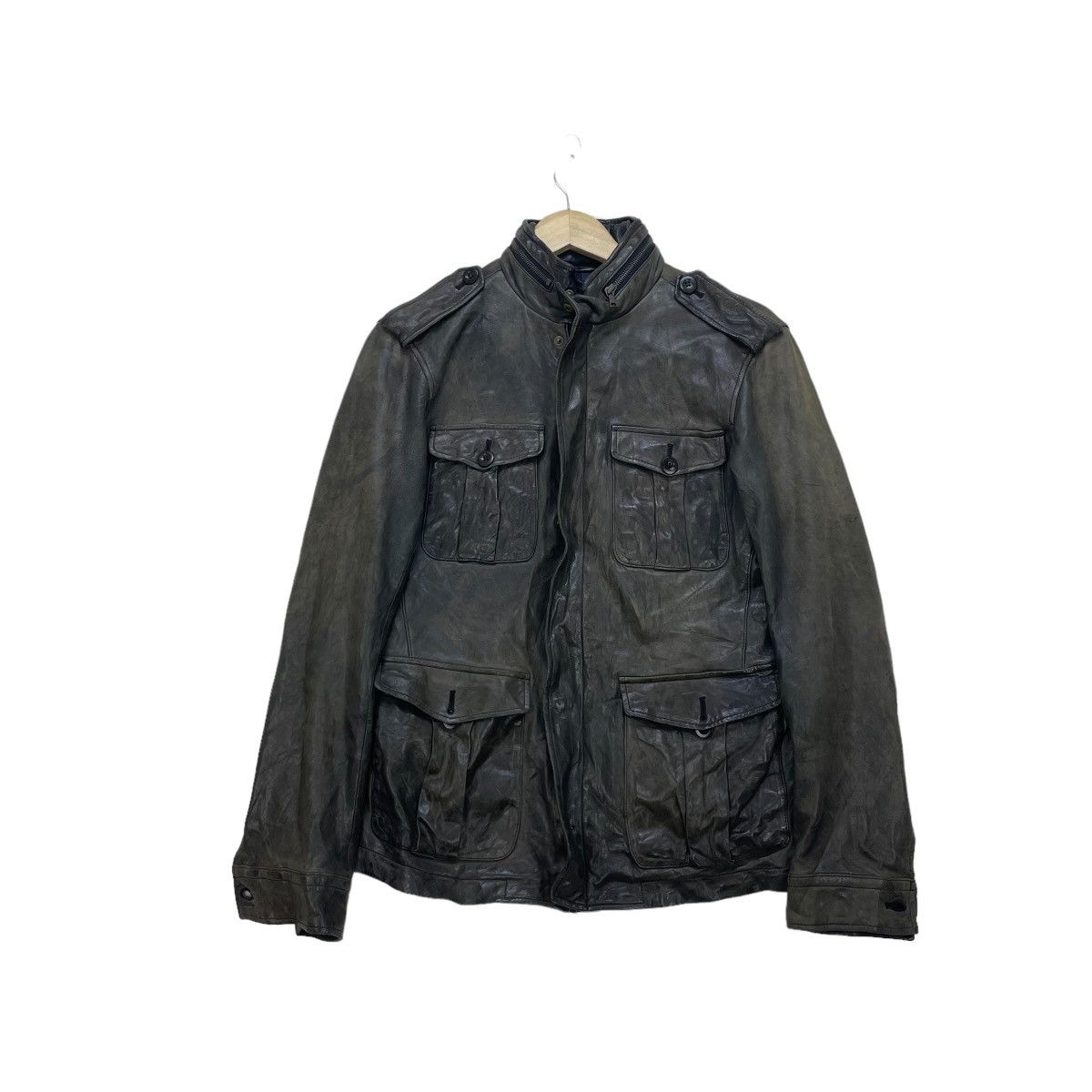 Paul Smith 💥Vintage Paul Smith Leather Jacket Size US M / EU 48-50 / 2 - 7 Thumbnail