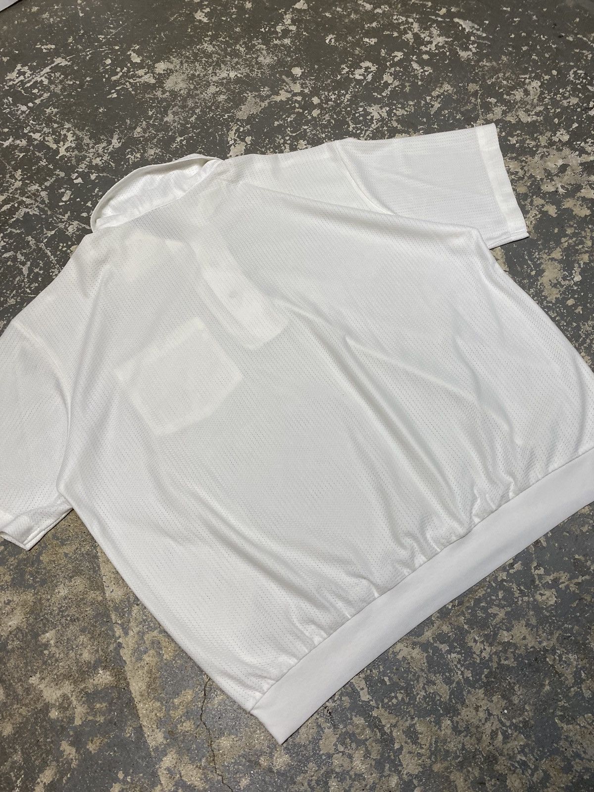 Haband × Vintage Vintage Haband White Summer Mesh Polo Tshirt Size US L / EU 52-54 / 3 - 12 Thumbnail