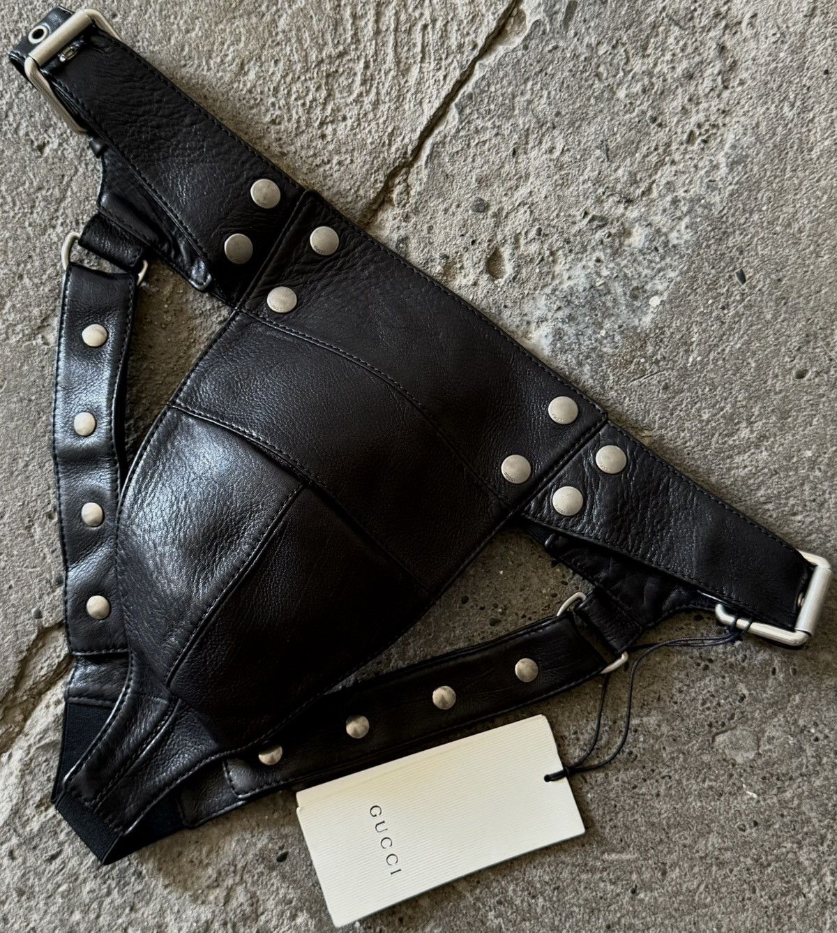 Gucci Gucci - Alessandro Michele - SS19 - Calf skin - Jockstrap Size ONE SIZE - 10 Thumbnail