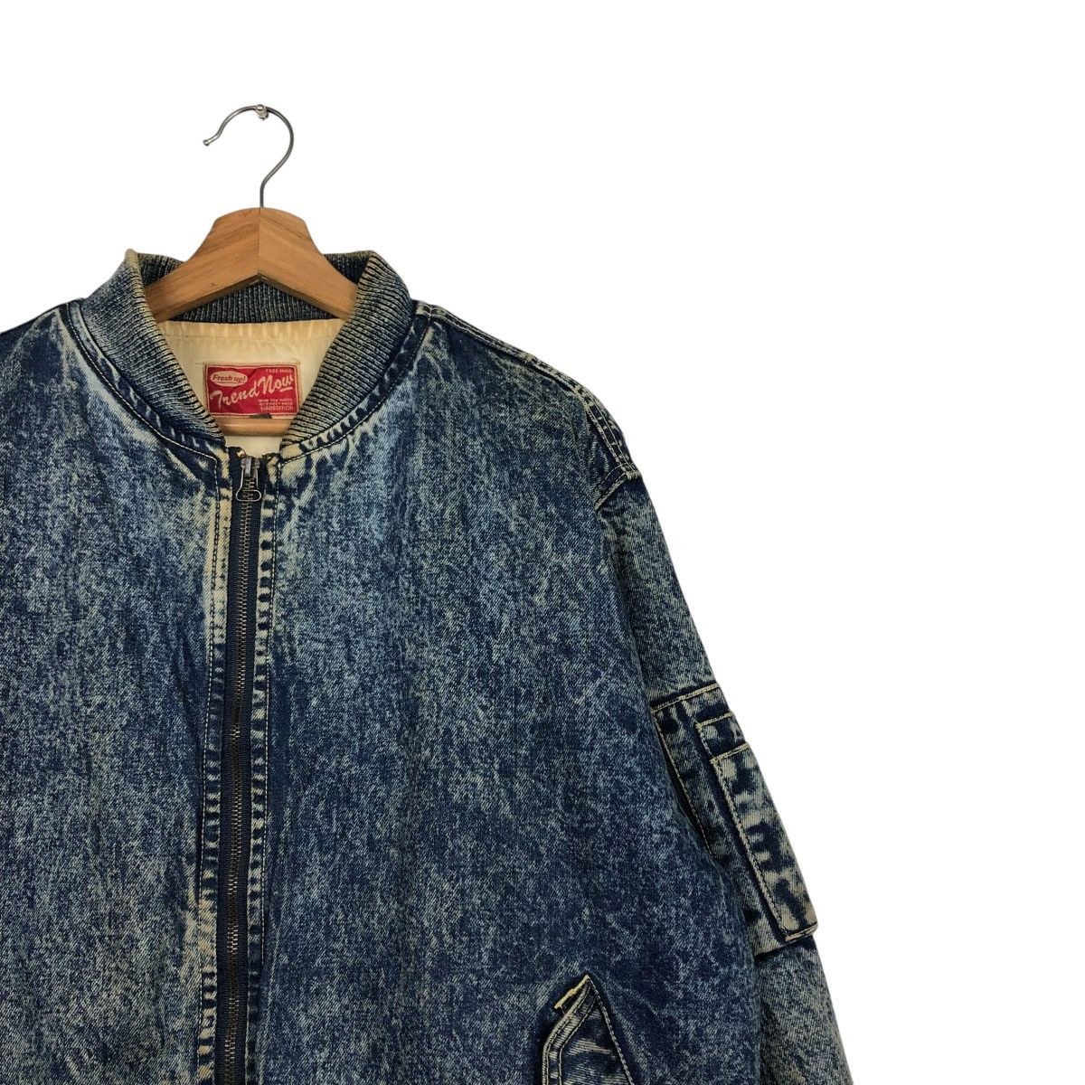 Hysteric Glamour 🔥VINTAGE BOMBER JACKET DENIM MADSTATION BIG LOGO Size US M / EU 48-50 / 2 - 8 Thumbnail