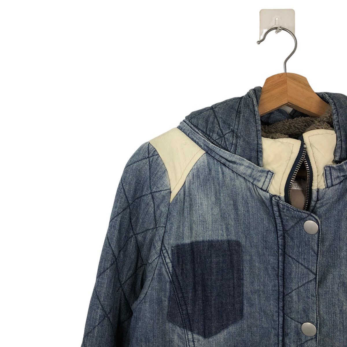 Blue Blue Japan 🔥VINTAGE DENIM JACKET EMOTION BLUE BLUE JAPAN DESIGN Size US M / EU 48-50 / 2 - 6 Thumbnail