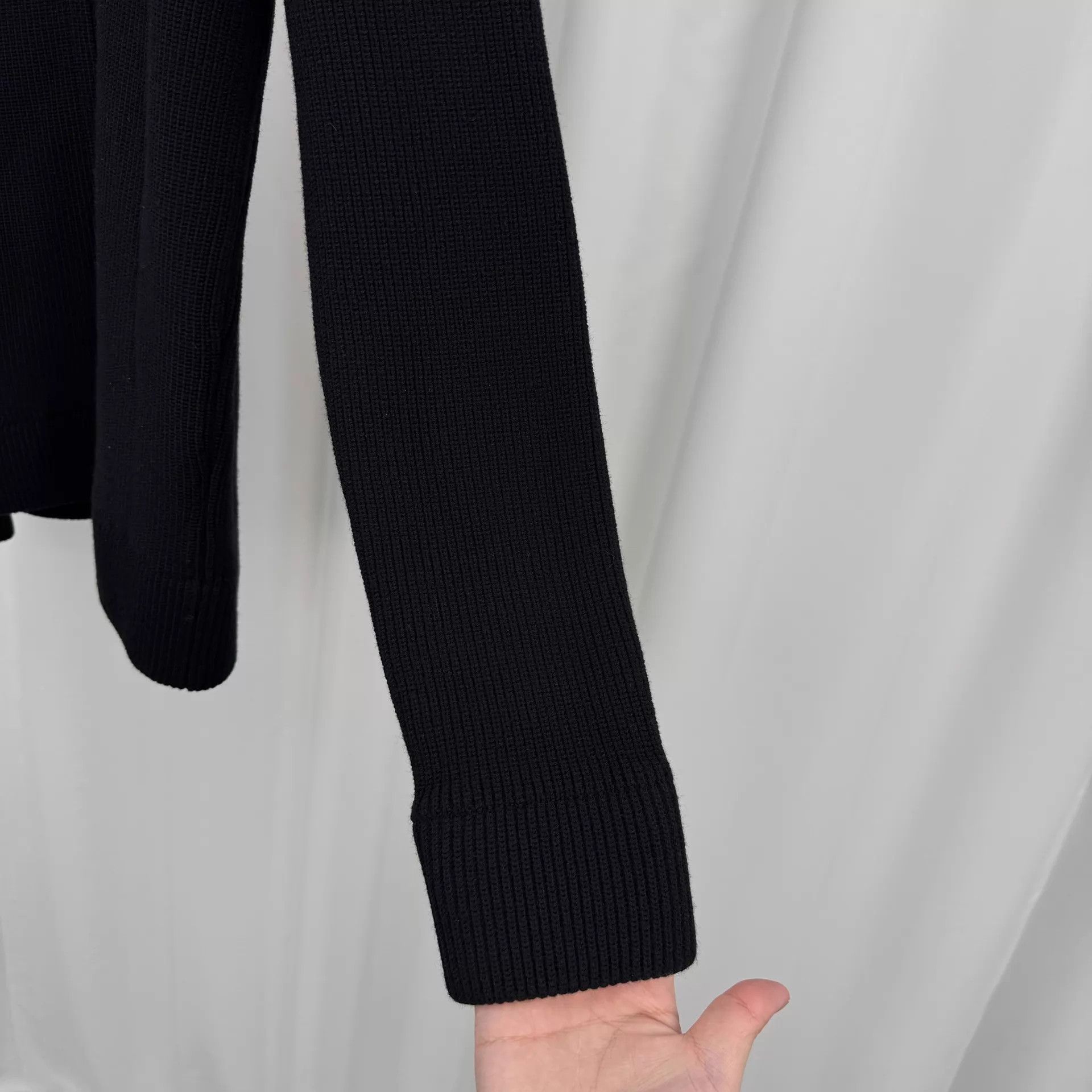 Maison Margiela Maison Margiela Black Zip Knit Jacket S 99 New Size S / US 4 / IT 40 - 4 Thumbnail