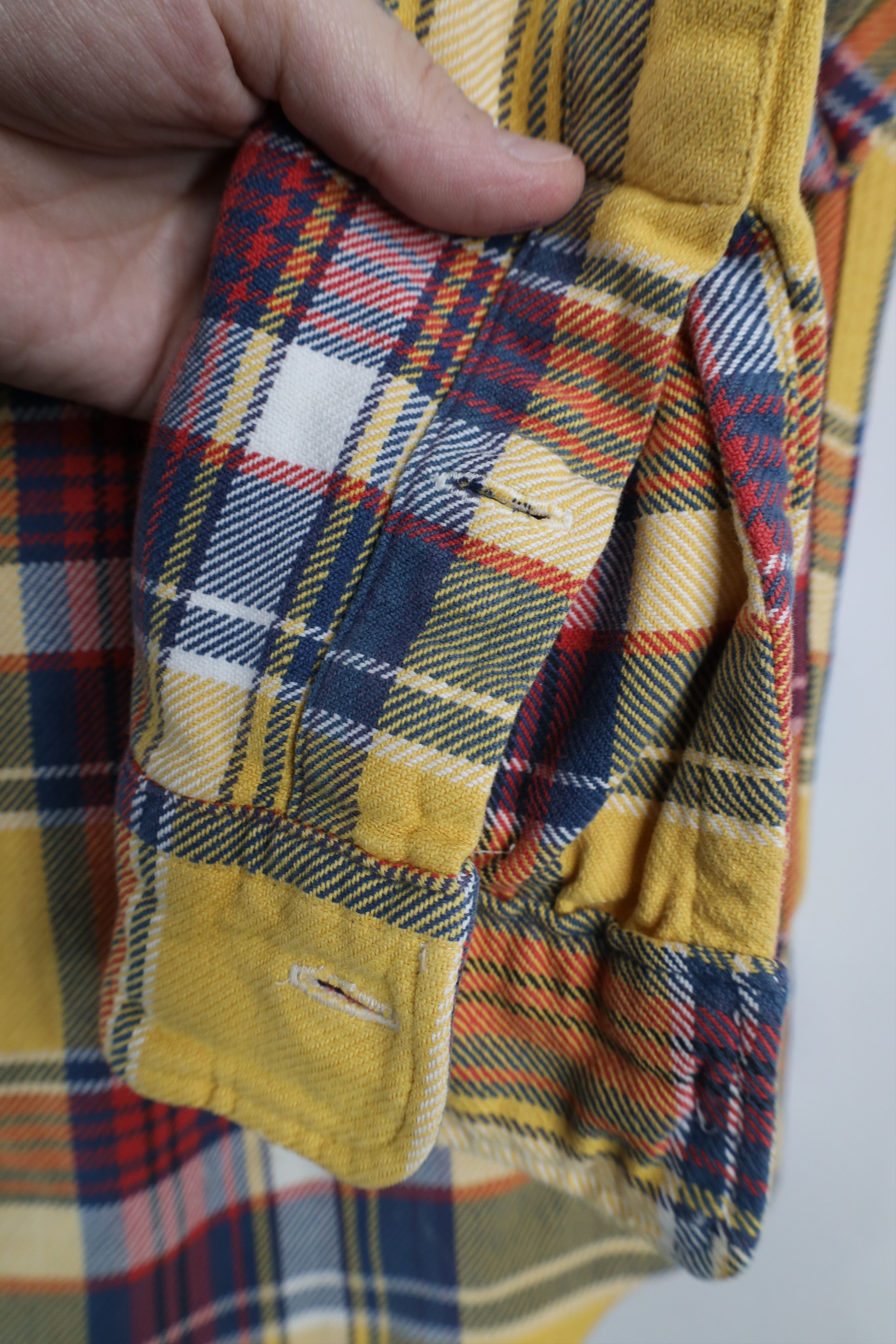 Polo Ralph Lauren Vintage 90s Ralph Lauren Heavy Flannel Button Shirt Plaid Size US L / EU 52-54 / 3 - 6 Thumbnail