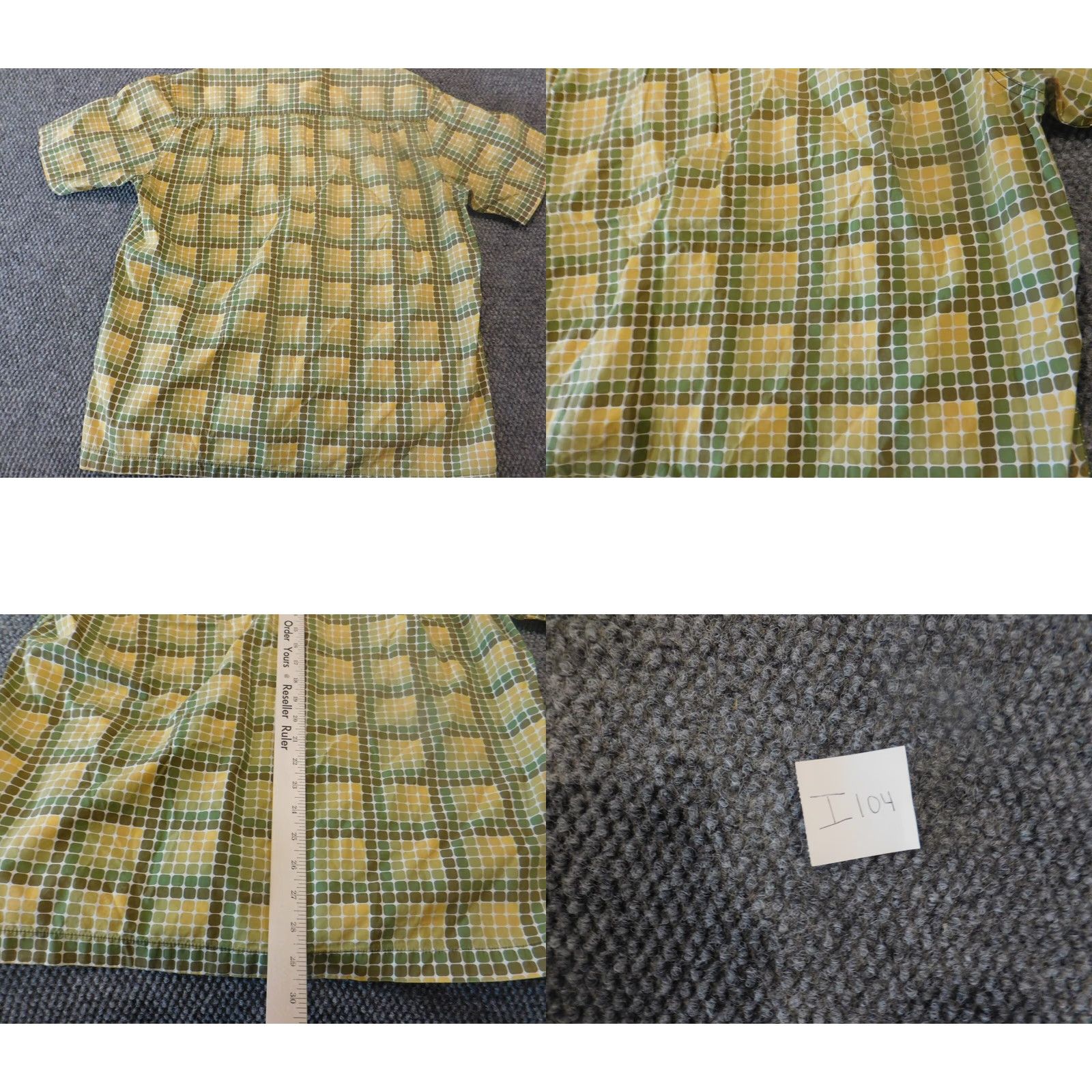 Levi's Levis Silvertab Shirt Mens Medium Green Plaid Button-Up Short Sleeve Regular Fit Vintage No? Size US M / EU 48-50 / 2 - 9 Thumbnail