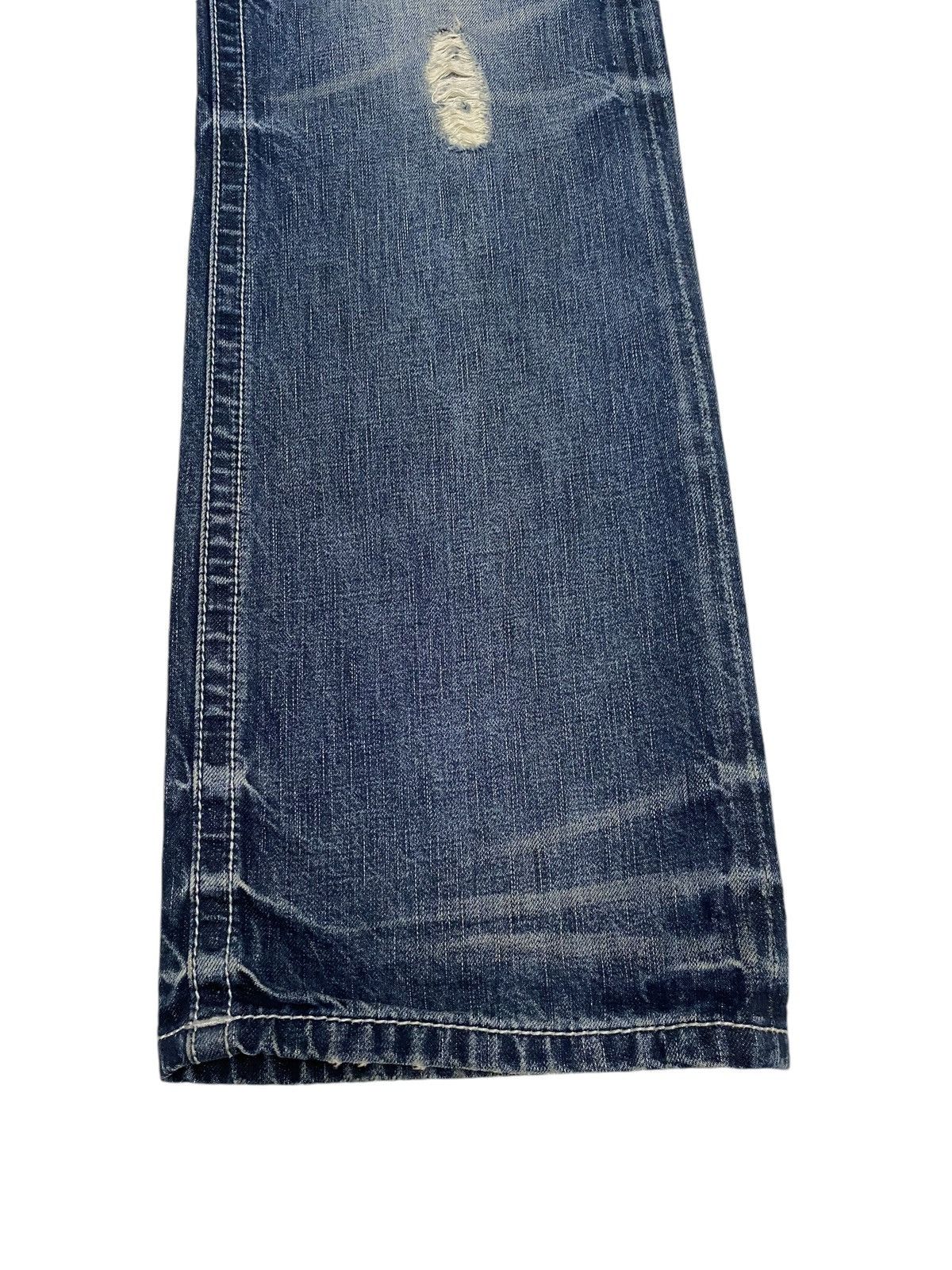 Affliction × If Six Was Nine Rare Vintage Afeliction Black Preminum Flared Jeans 2000s Size US 34 / EU 50 - 6 Thumbnail