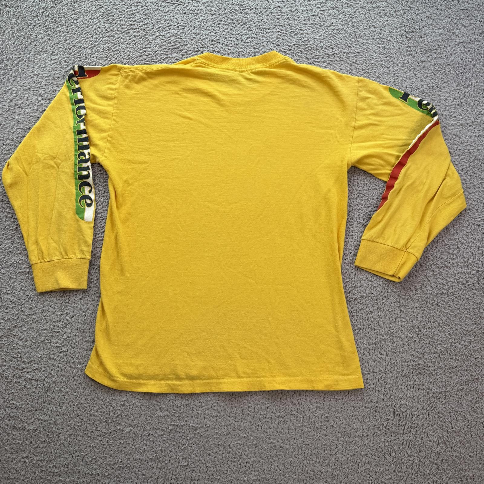 Britt Bolton Vintage Performance Long Sleeve T Shirt Yellow USA Made Size US S / EU 44-46 / 1 - 2 Thumbnail