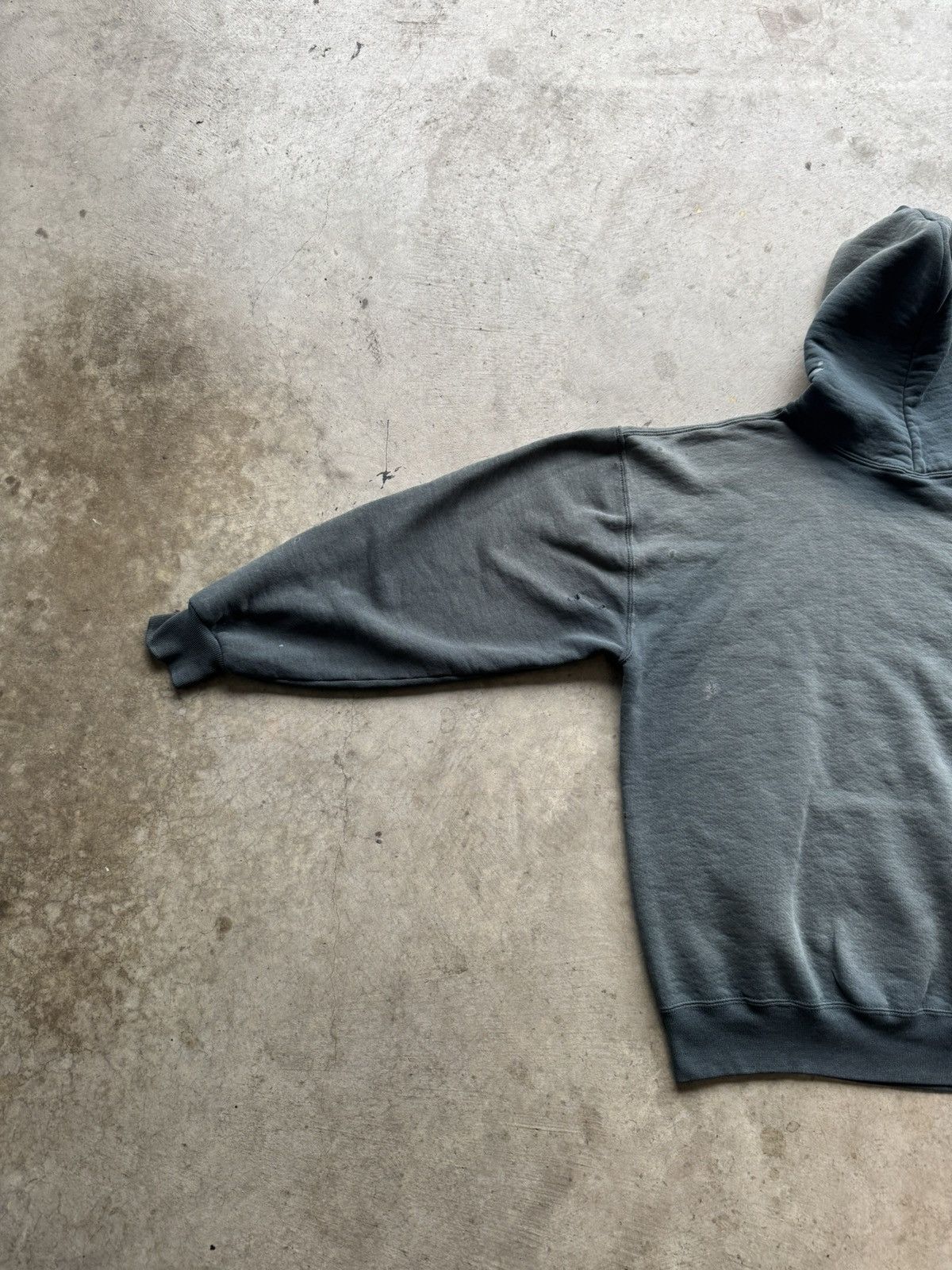 Akimbo Club × Russell Athletic × Vintage Vintage 90s Russell Athletic Blank Faded Green Hoodie Size US XL / EU 56 / 4 - 6 Thumbnail