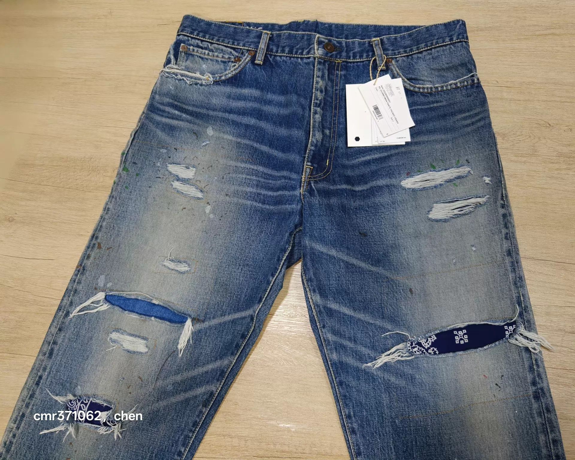Visvim visvim 22 ict journeyman pants NEW 1,3,4 cashew flower patch Size US 30 / EU 46 - 2 Thumbnail