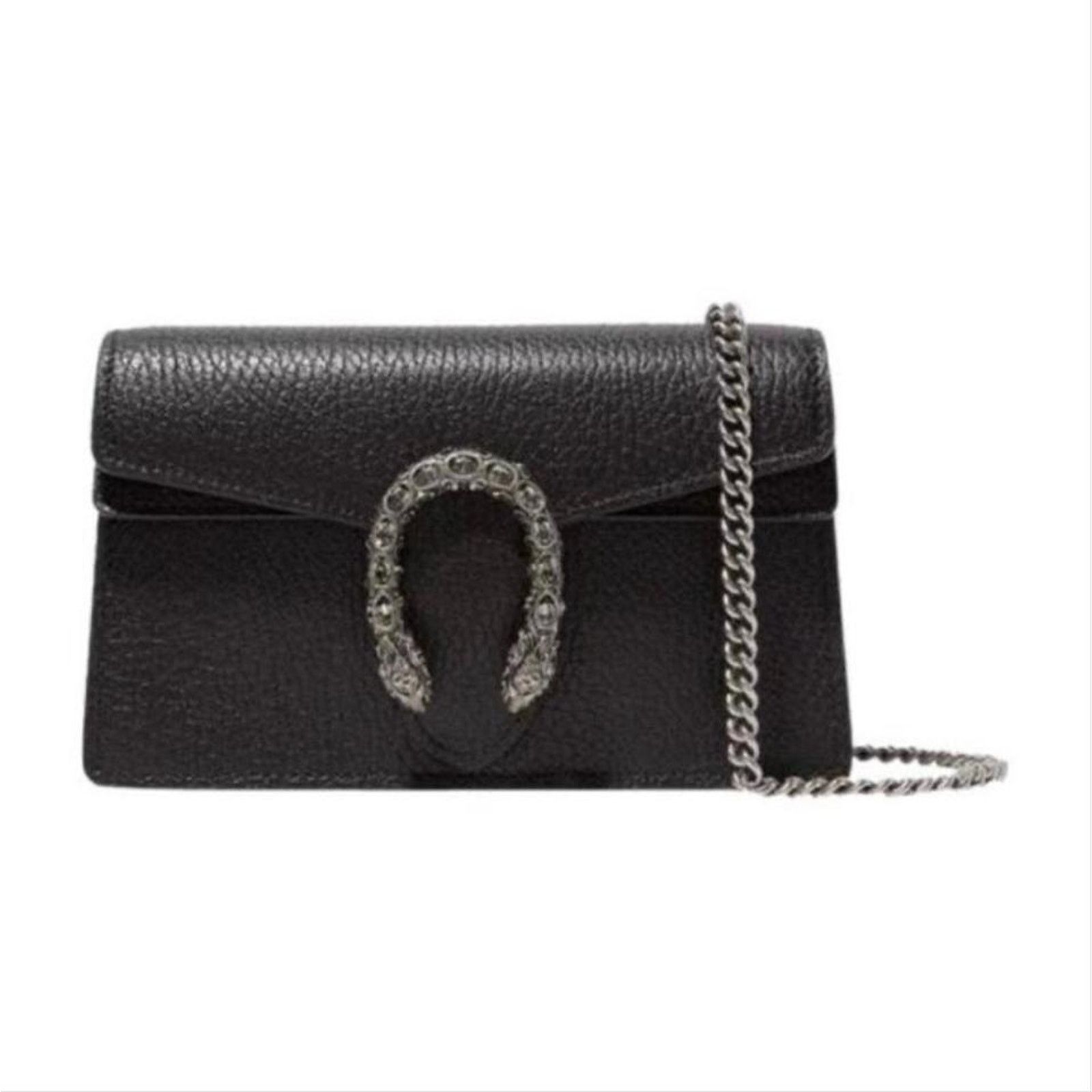 Gucci Dionysus super mini crystal embellished leather bag Size ONE SIZE - 1 Thumbnail