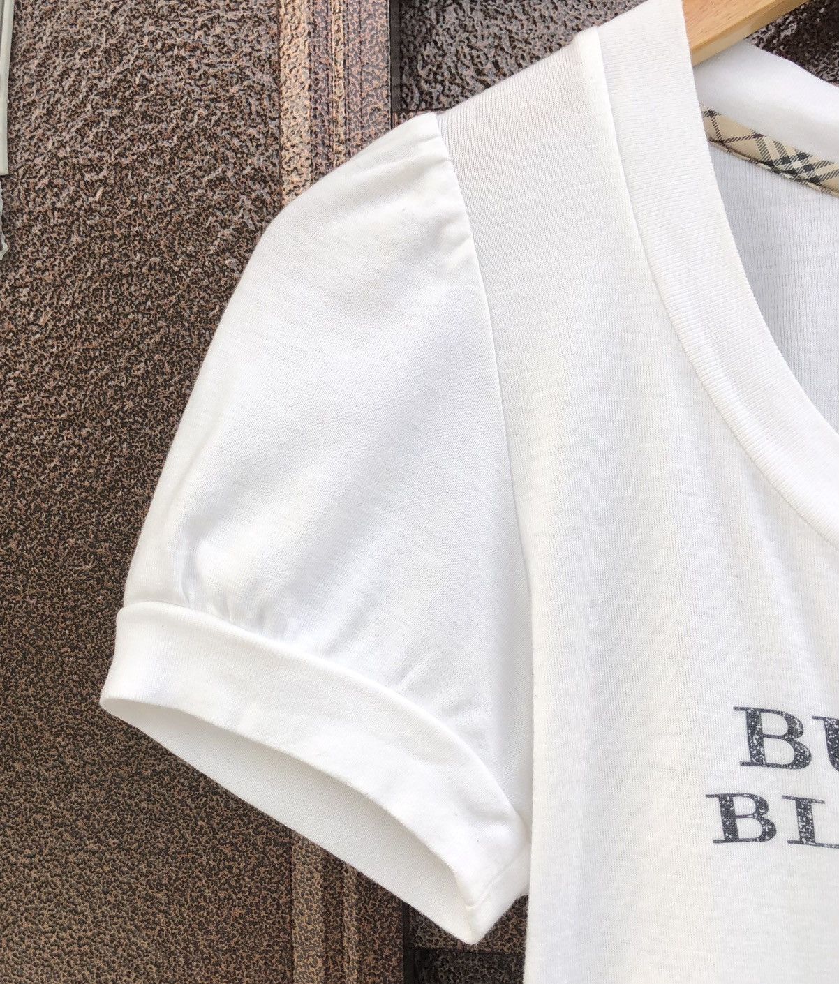 Burberry Authentic Burberry Blue Label Big Logo Short Sleeve Shirt Size S / US 4 / IT 40 - 3 Thumbnail