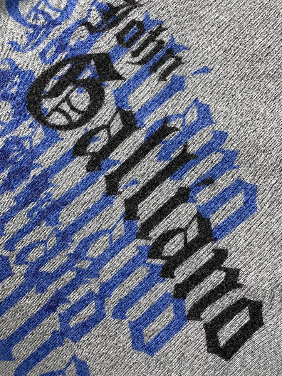 John Galliano John Galliano Cashmere Wool V-Neck Knit Sweater Big Logo Size US M / EU 48-50 / 2 - 10 Thumbnail