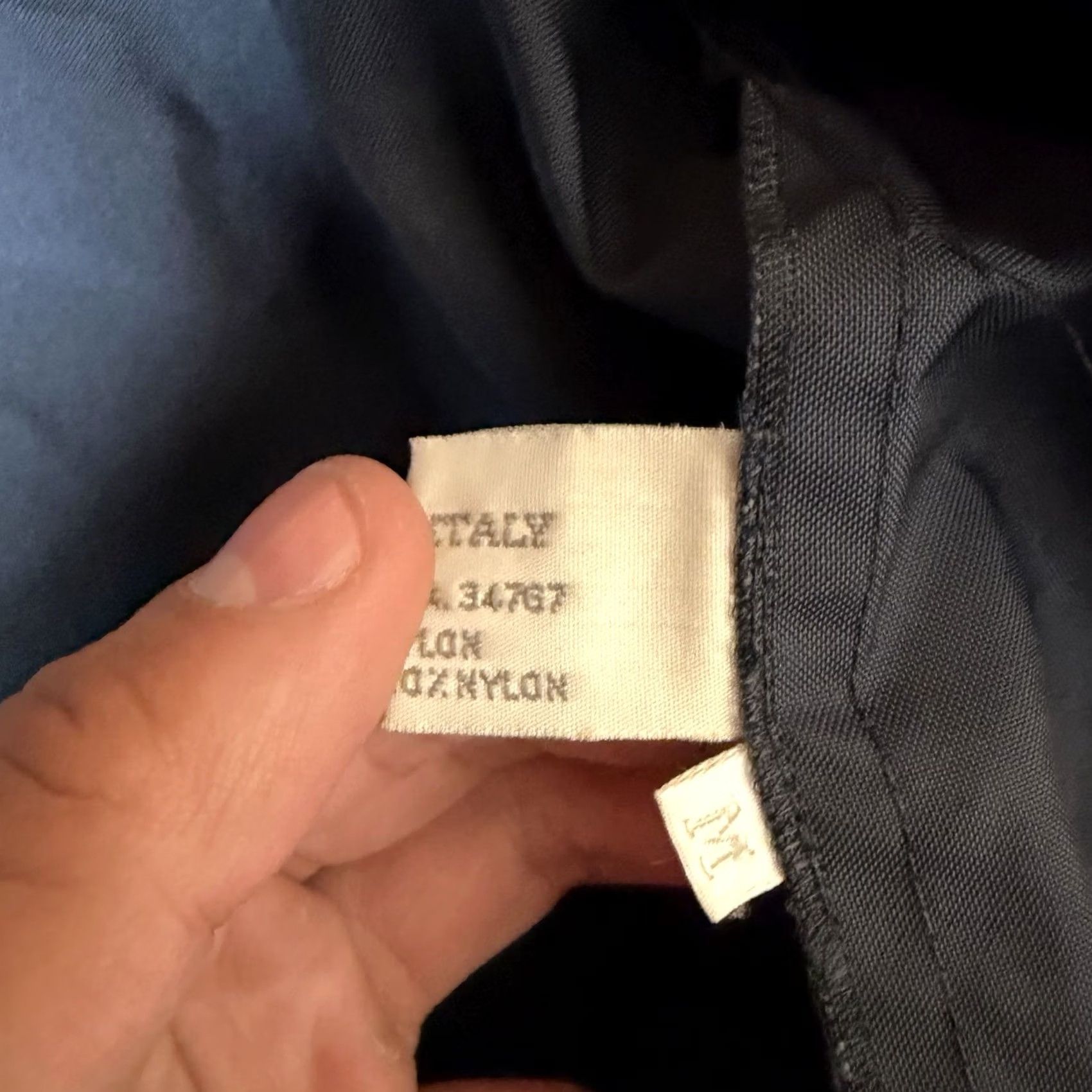 Miu Miu VINTAGE MIU MIU Jacket Womens Medium Blue Navy Nylon Parka Windbreaker Long Size M / US 6-8 / IT 42-44 - 6 Thumbnail