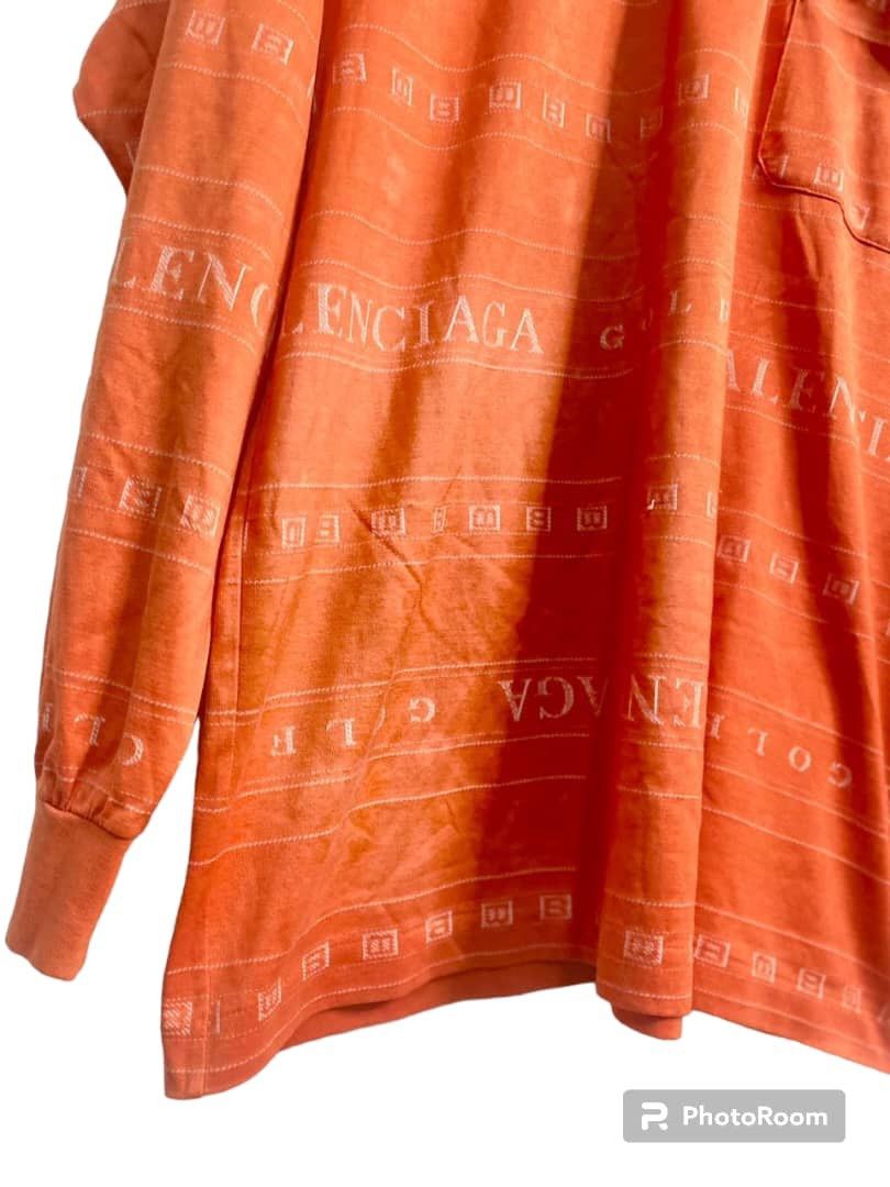 Balenciaga × Vintage Vintage 90s Polo Long Shirt Balenciaga Size US L / EU 52-54 / 3 - 3 Thumbnail