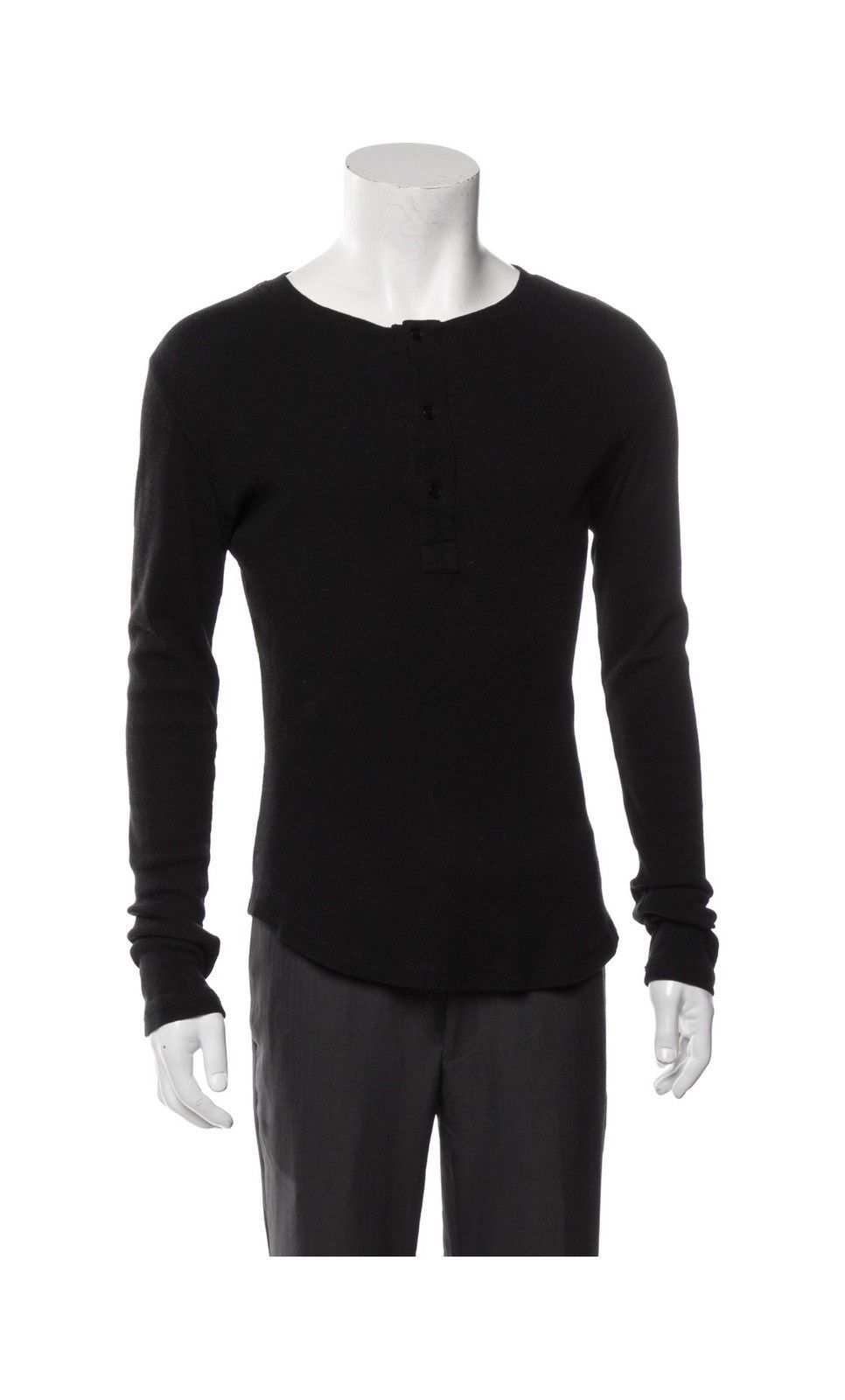 Raf Simons × Vintage Raf Simons aw04 ribbed henley Size US S / EU 44-46 / 1 - 1 Thumbnail