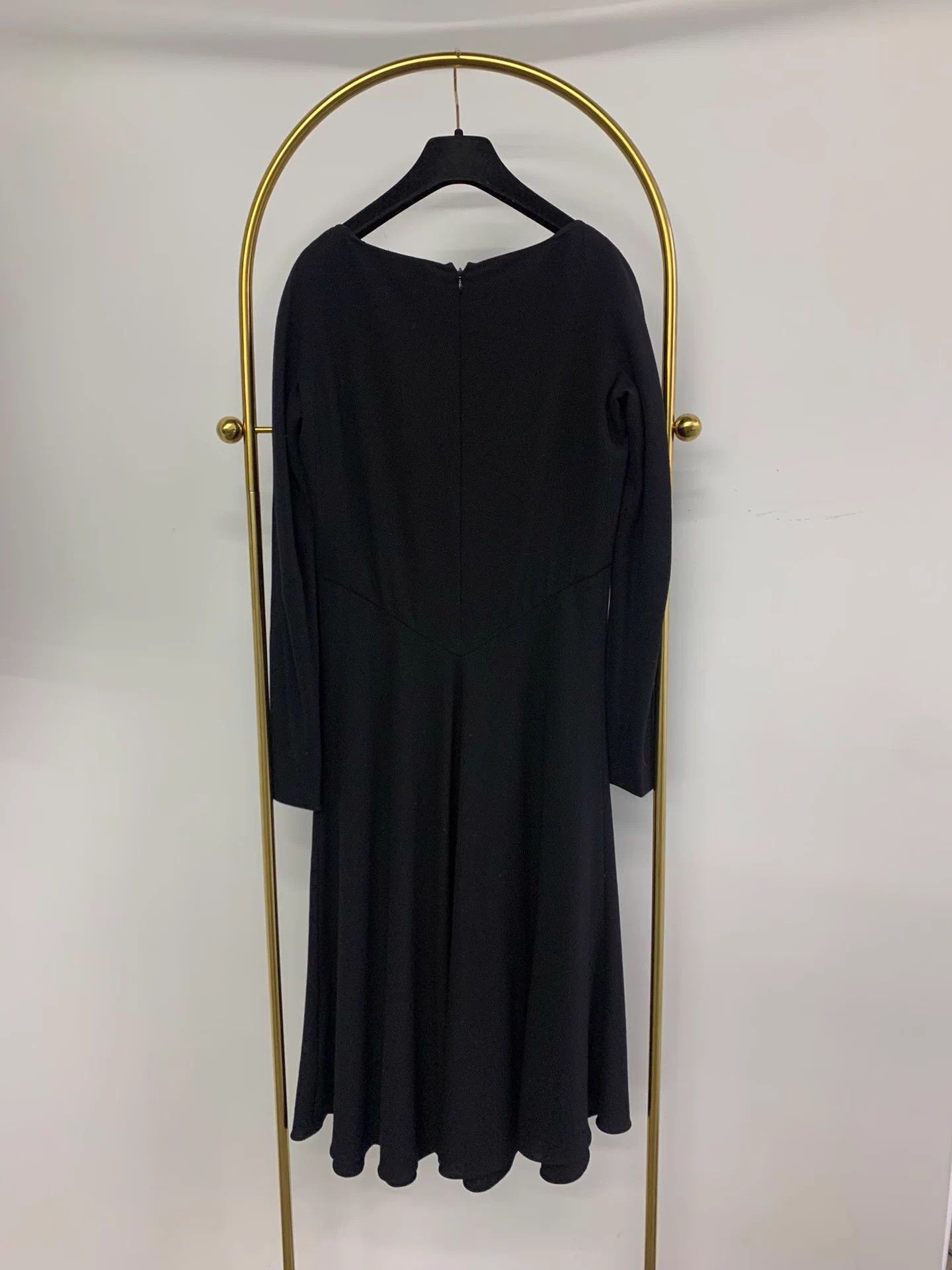 Hermes Hermes black long-sleeve dress 36 like new Size XS / US 0-2 / IT 36-38 - 3 Thumbnail