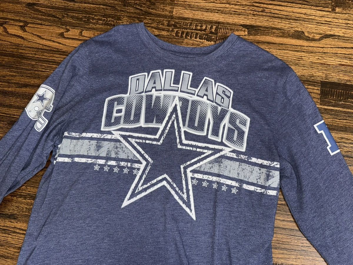 NFL Vintage Dallas Cowboys NFL Blue Long-sleeve T-Shirt Sz Large Size US L / EU 52-54 / 3 - 3 Thumbnail