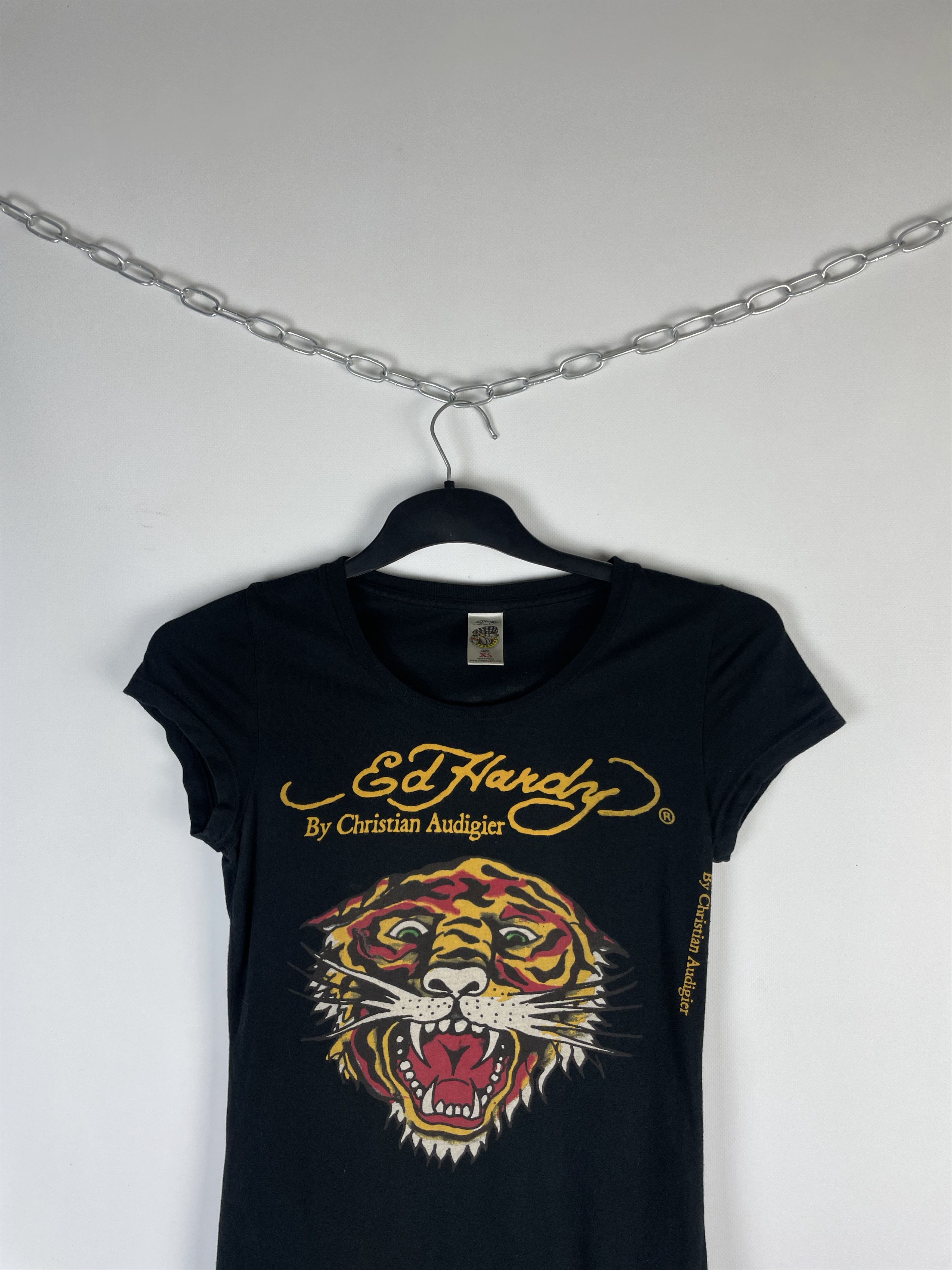 Christian Audigier Vintage Y2K Ed Hardy Tee Size XS / US 0-2 / IT 36-38 - 3 Thumbnail