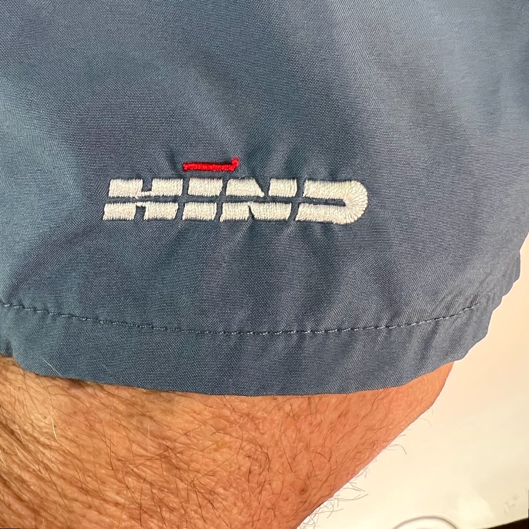 Vintage Hind Race Ready Running Jogging Mens Blue Lined Shorts Rear Pocket XL Hind Size US 36 / EU 52 - 2 Thumbnail