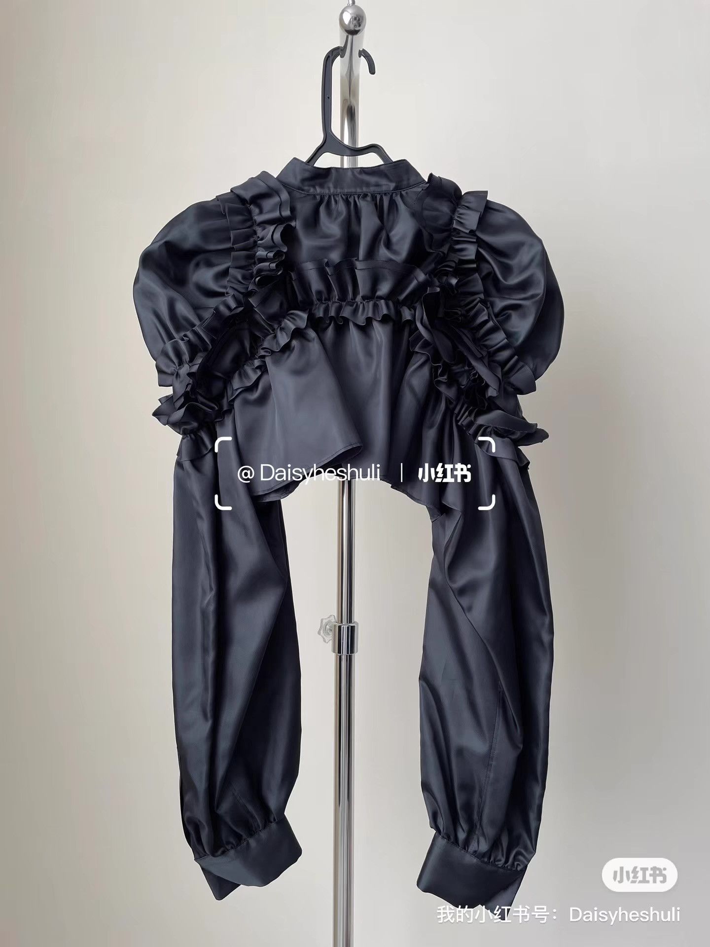 Comme des Garcons Comme des Garçons CDG Noir Ruffled Pleated Shirt Ｑ24 Size S / US 4 / IT 40 - 2 Thumbnail