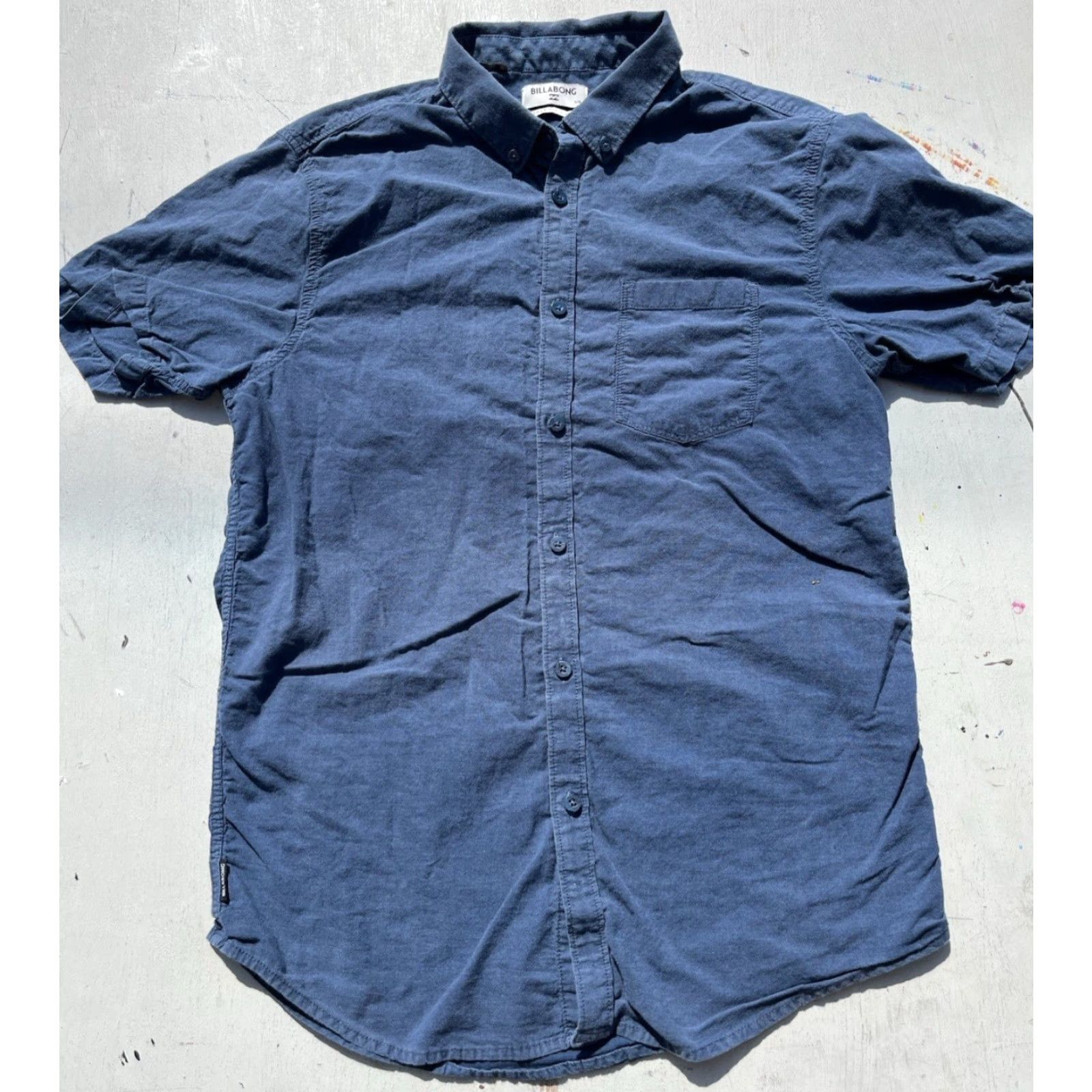 Billabong Billabong Shirt Blue Pocket L Chambray Light Beach Surf Outdoor Camp City Mens Size US L / EU 52-54 / 3 - 4 Thumbnail