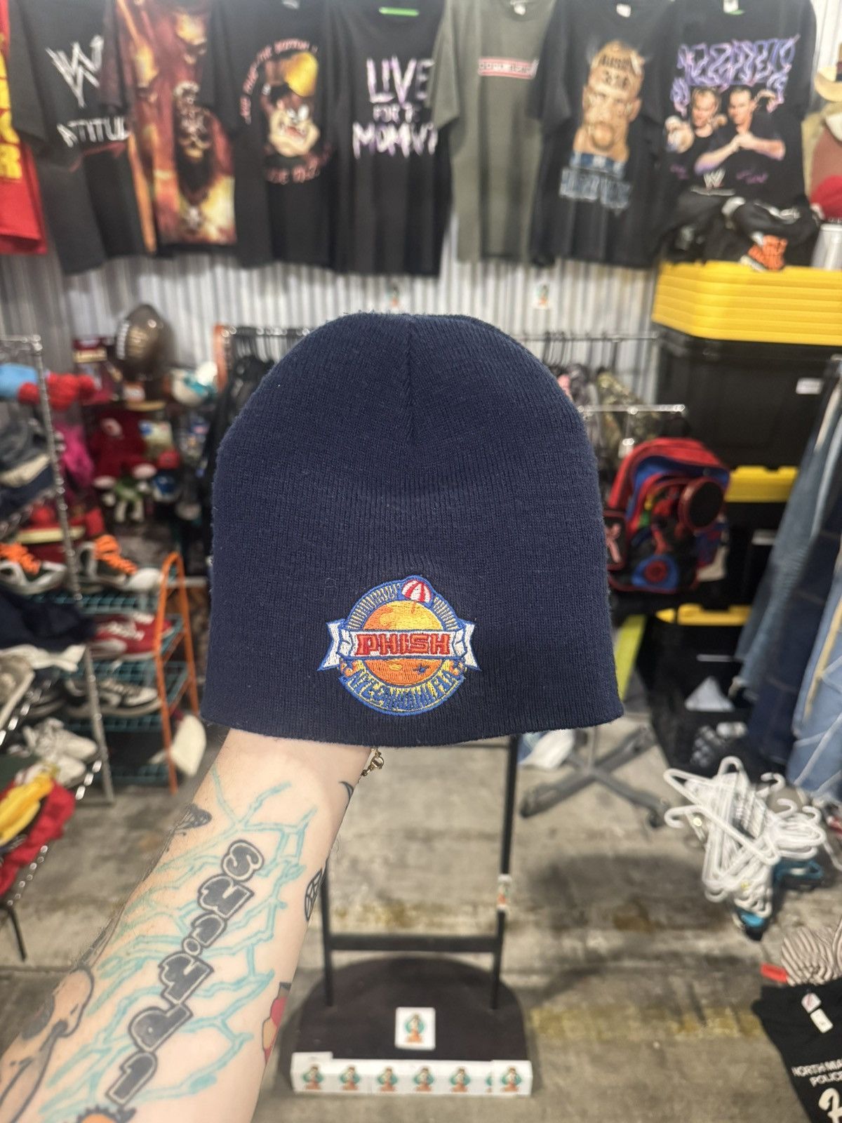 Band Tees × Vintage Vintage 90s PHISH Beanie Size ONE SIZE - 1 Thumbnail