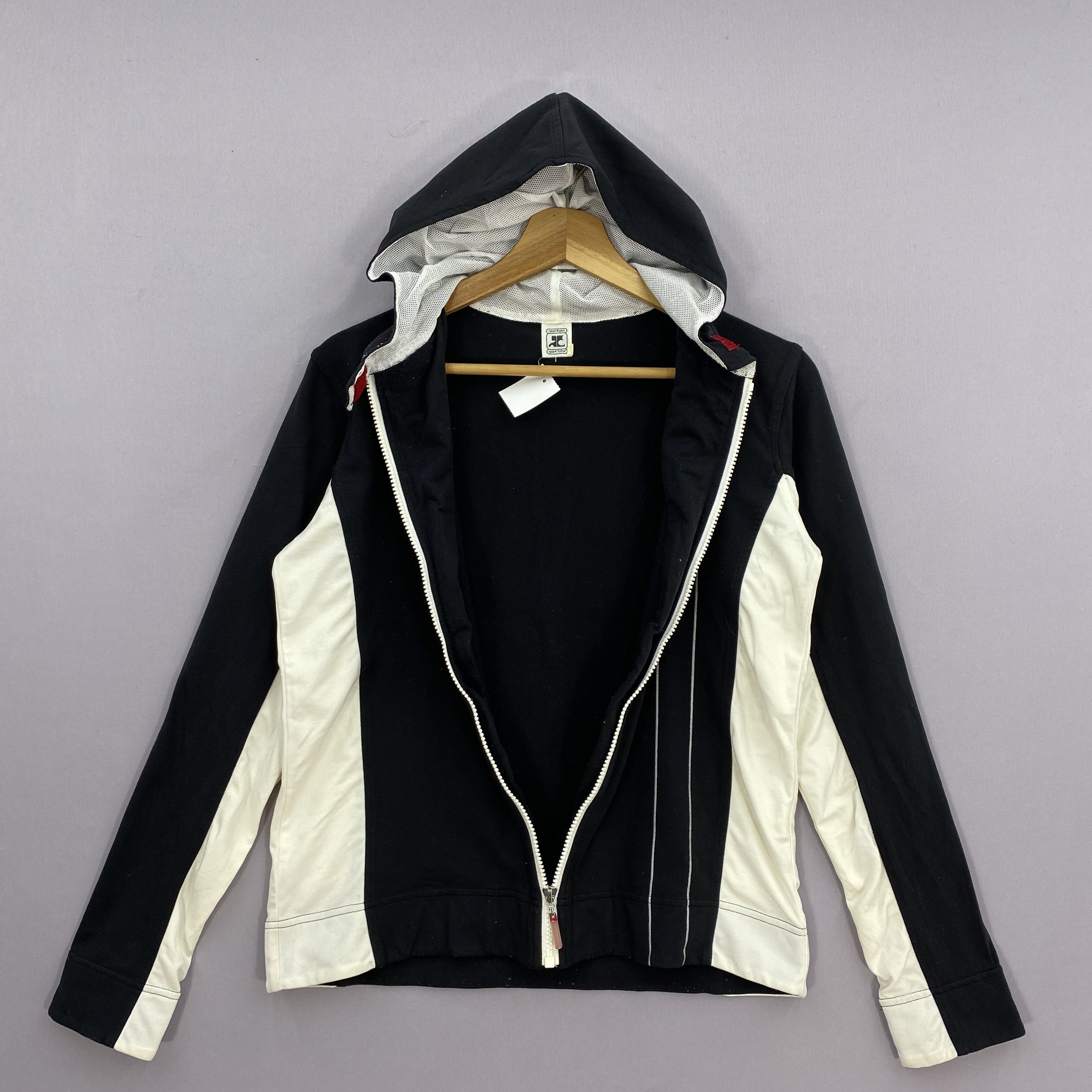 Courreges Vintage 90s Courreges Paris Sport Futur Hoodie Zip Jacket Size S / US 4 / IT 40 - 3 Thumbnail