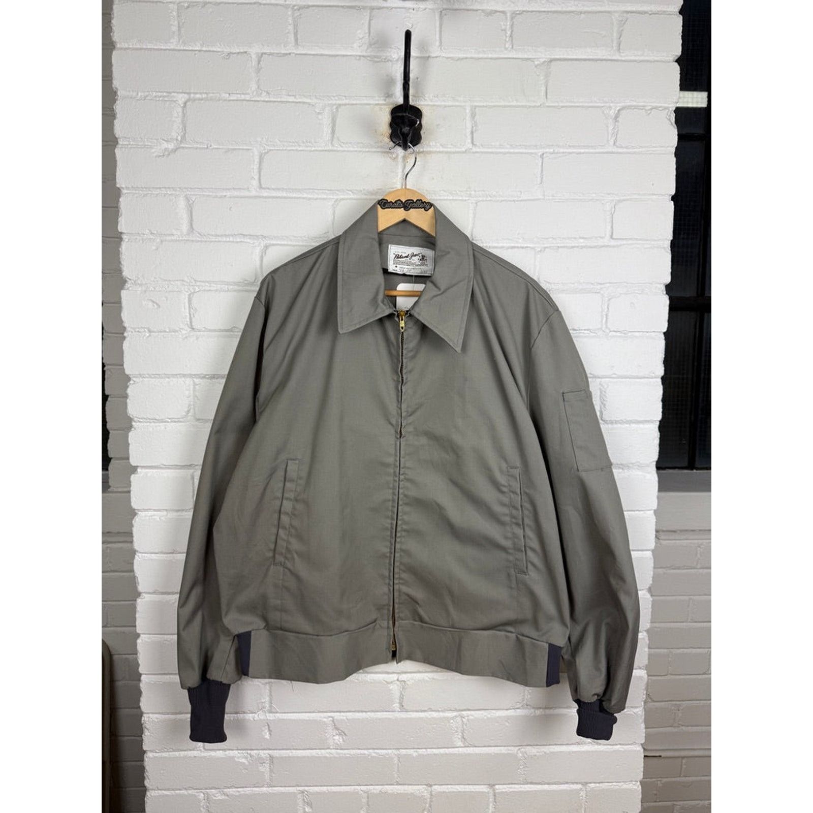 Vintage 80s/90s Work Wear Mechanic Style Cropped Boxy XL