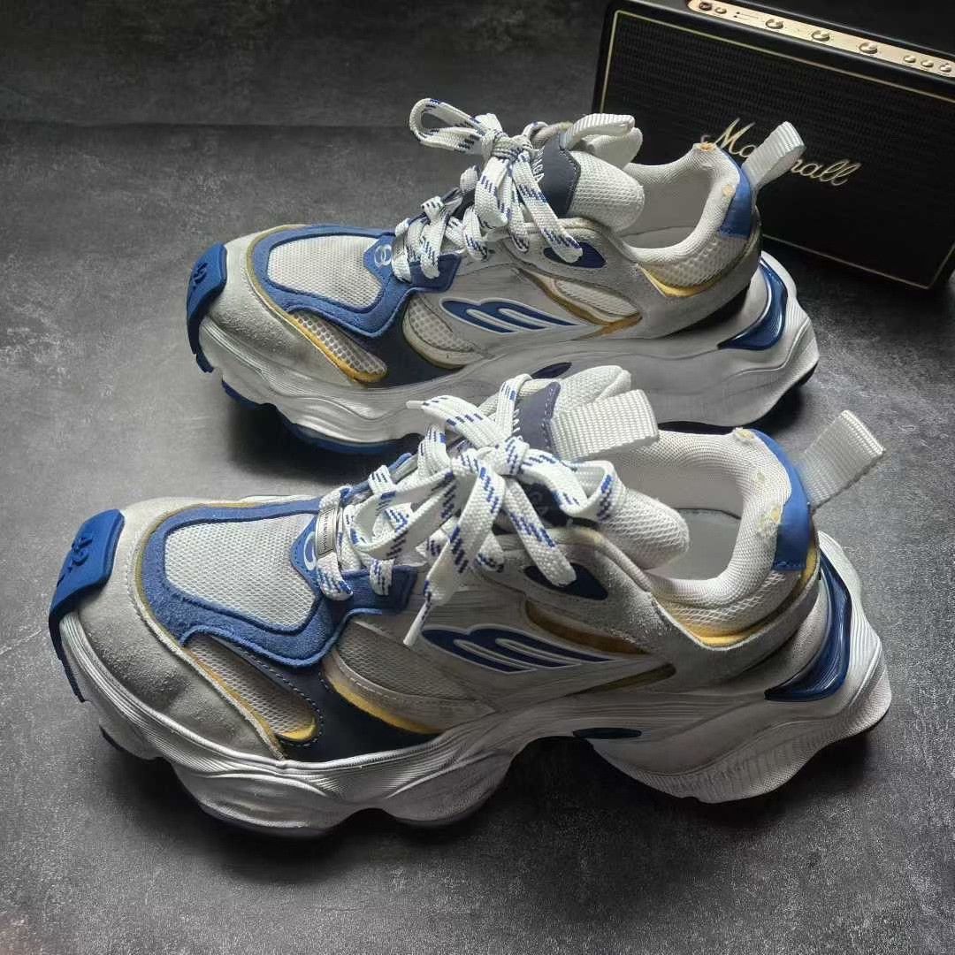 Balenciaga Balenciaga Cargo Blue Lowtop Sneakers 42 Men Size US 9 / EU 42 - 1 Thumbnail