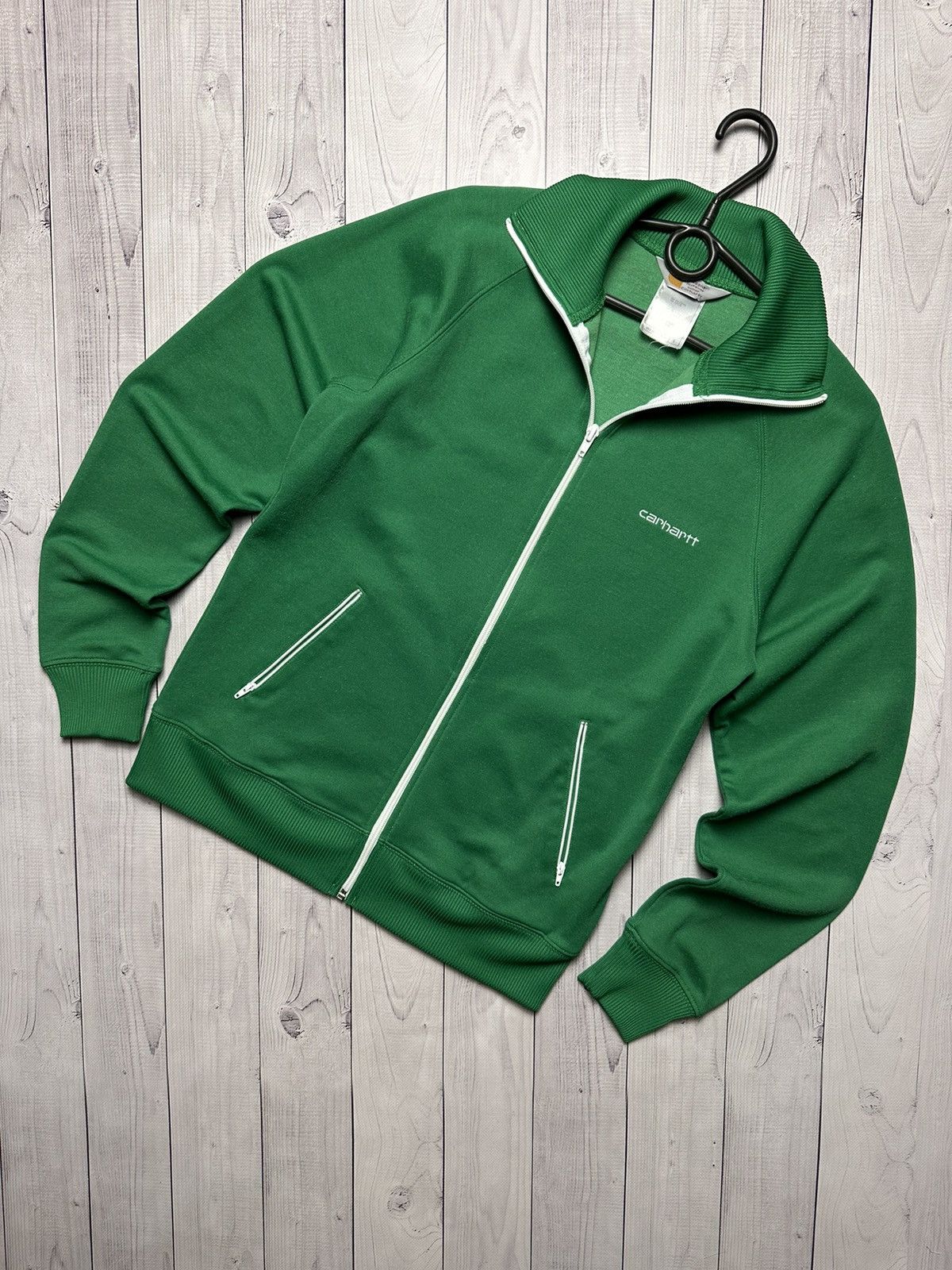 Vintage Vintage Carhartt Wip light jacket green size S logo rare Size US S / EU 44-46 / 1 - 1 Thumbnail