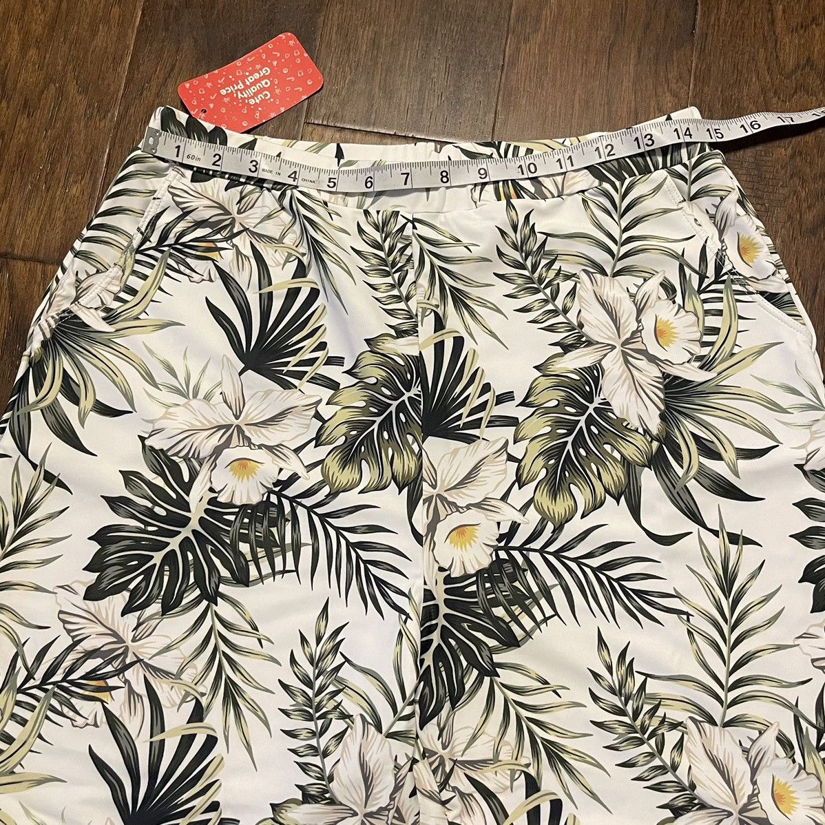 Other NWT PatPat Tropical Leaf Print Swim Board Shorts Size US 32 / EU 48 - 6 Thumbnail