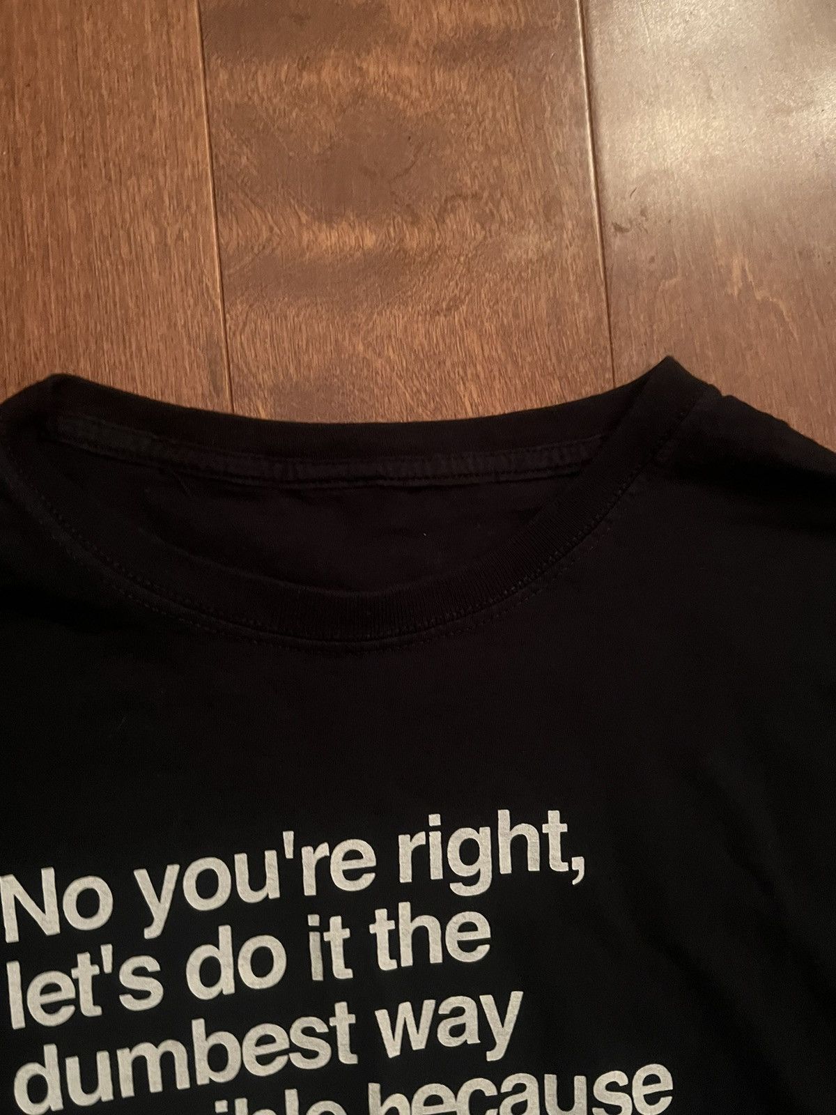 Vintage Vintage Dumbest Way Joke Tee Size US L / EU 52-54 / 3 - 3 Thumbnail
