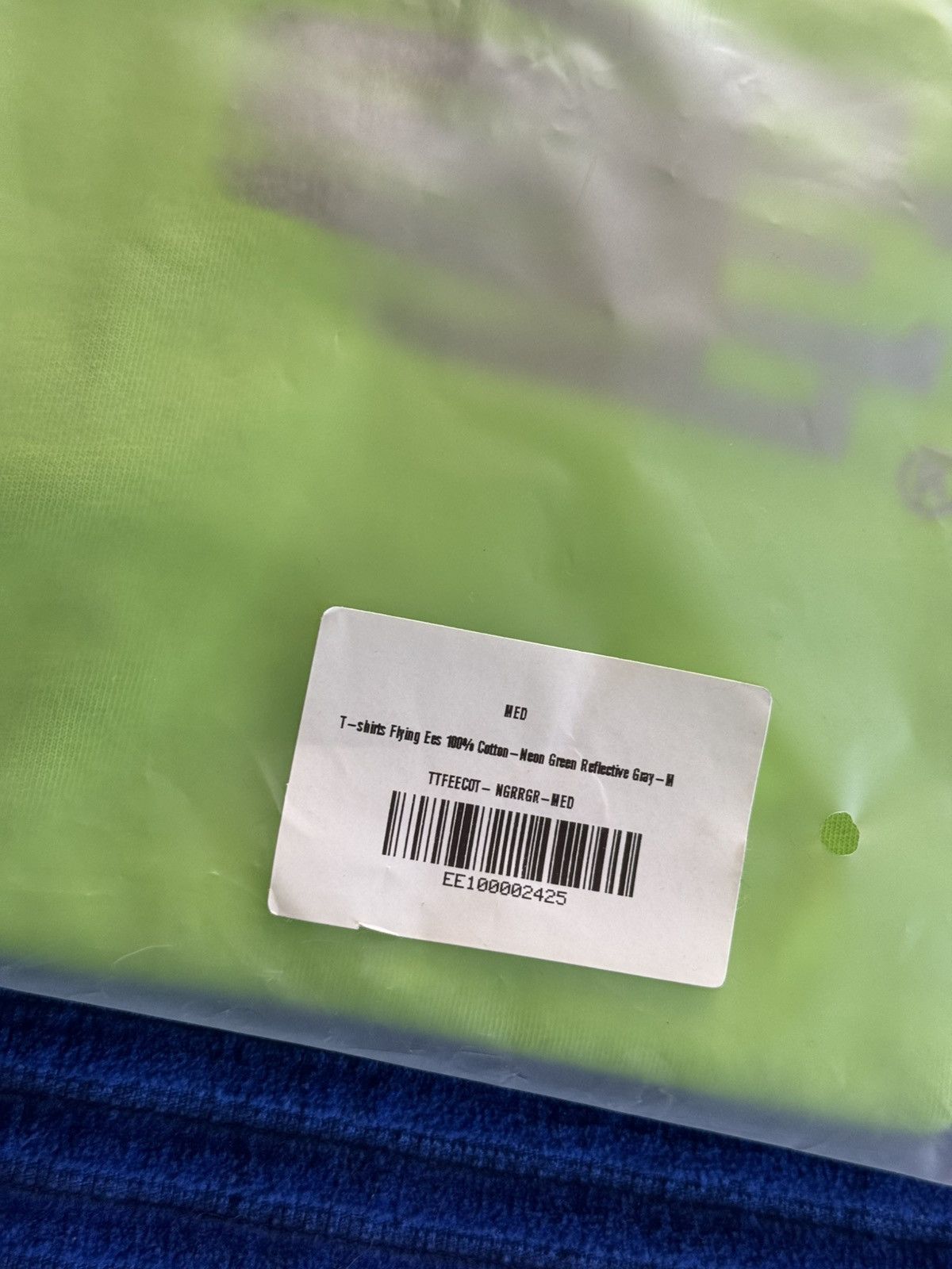 Eric Emanuel EE Eric Emanuel neon green reflective grey Tee Shirt medium Size US M / EU 48-50 / 2 - 2 Thumbnail