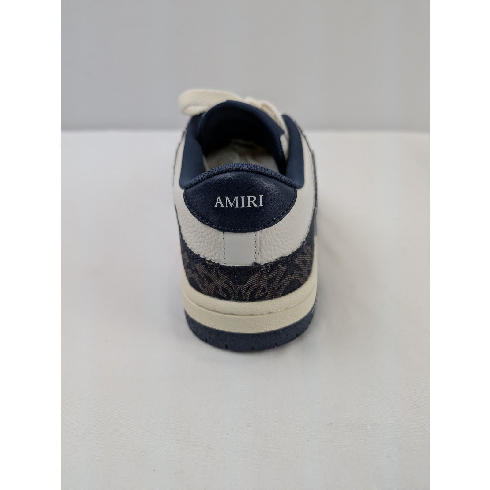 Amiri o1rshd1 MA Quad Skeleton Top Low Sneakers in Midnight Indigo Size US 10 / EU 43 - 17 Thumbnail