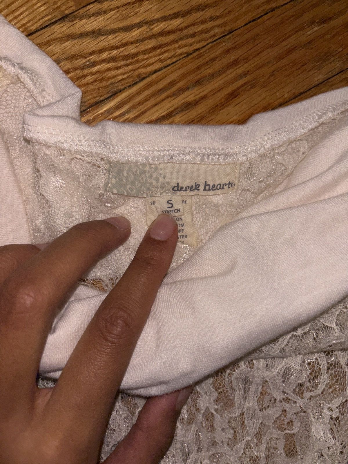 Other Derek Heart Lace Top Size S / US 4 / IT 40 - 2 Thumbnail